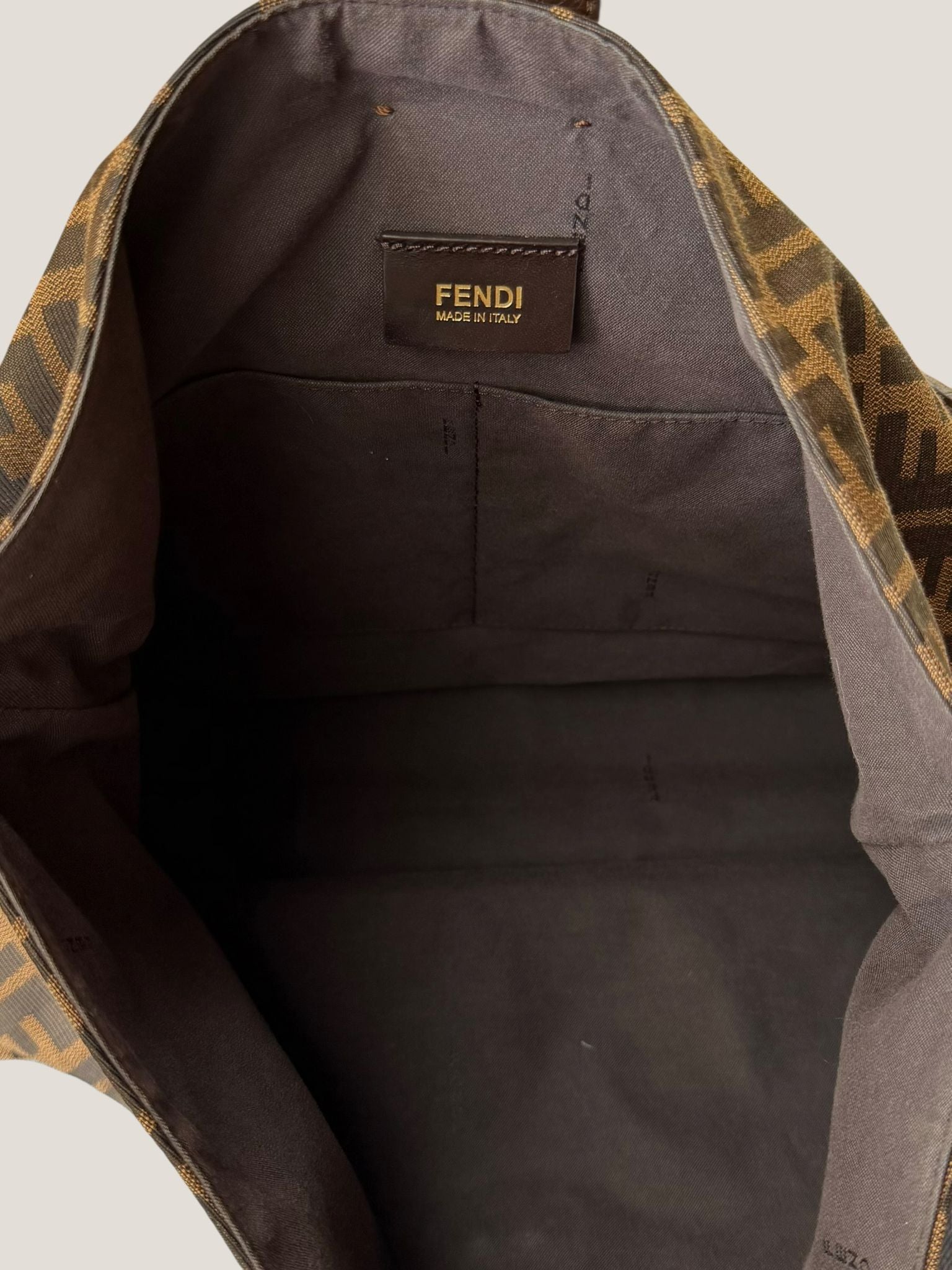 Fendi Tobacco Zucca Hobo