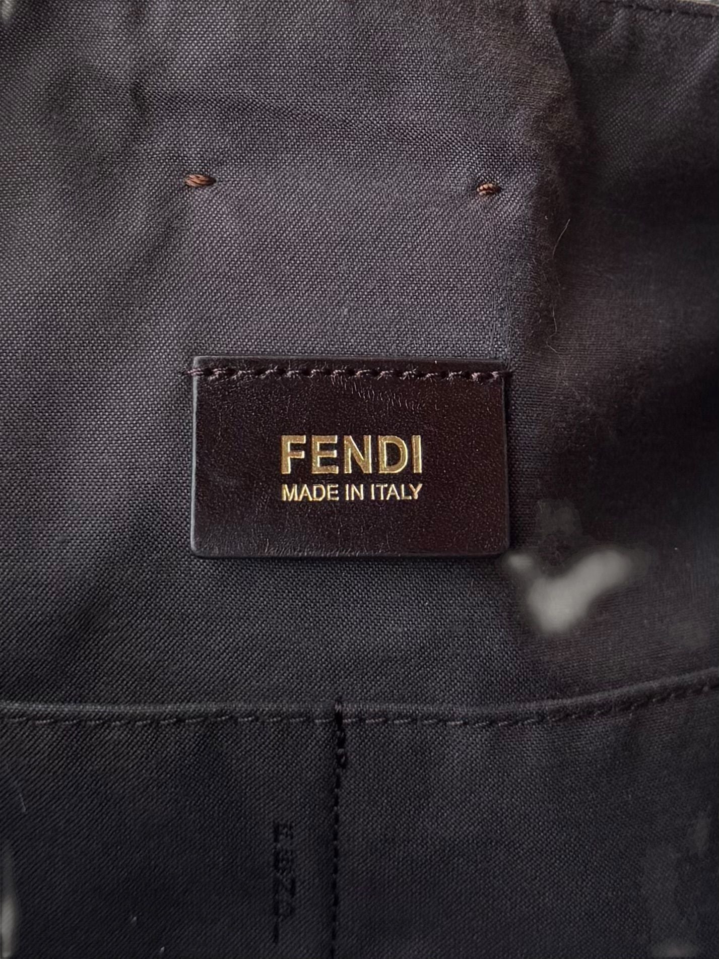 Fendi Tobacco Zucca Hobo