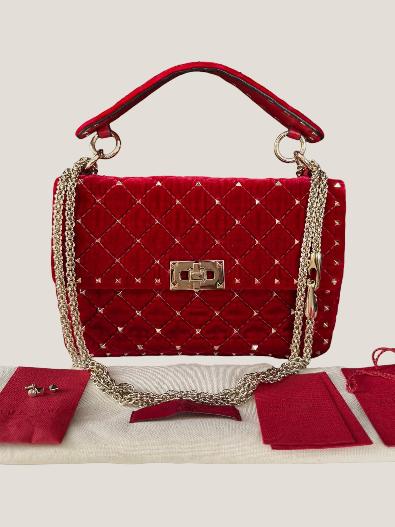 Valentino Garavani Spike Velvet
