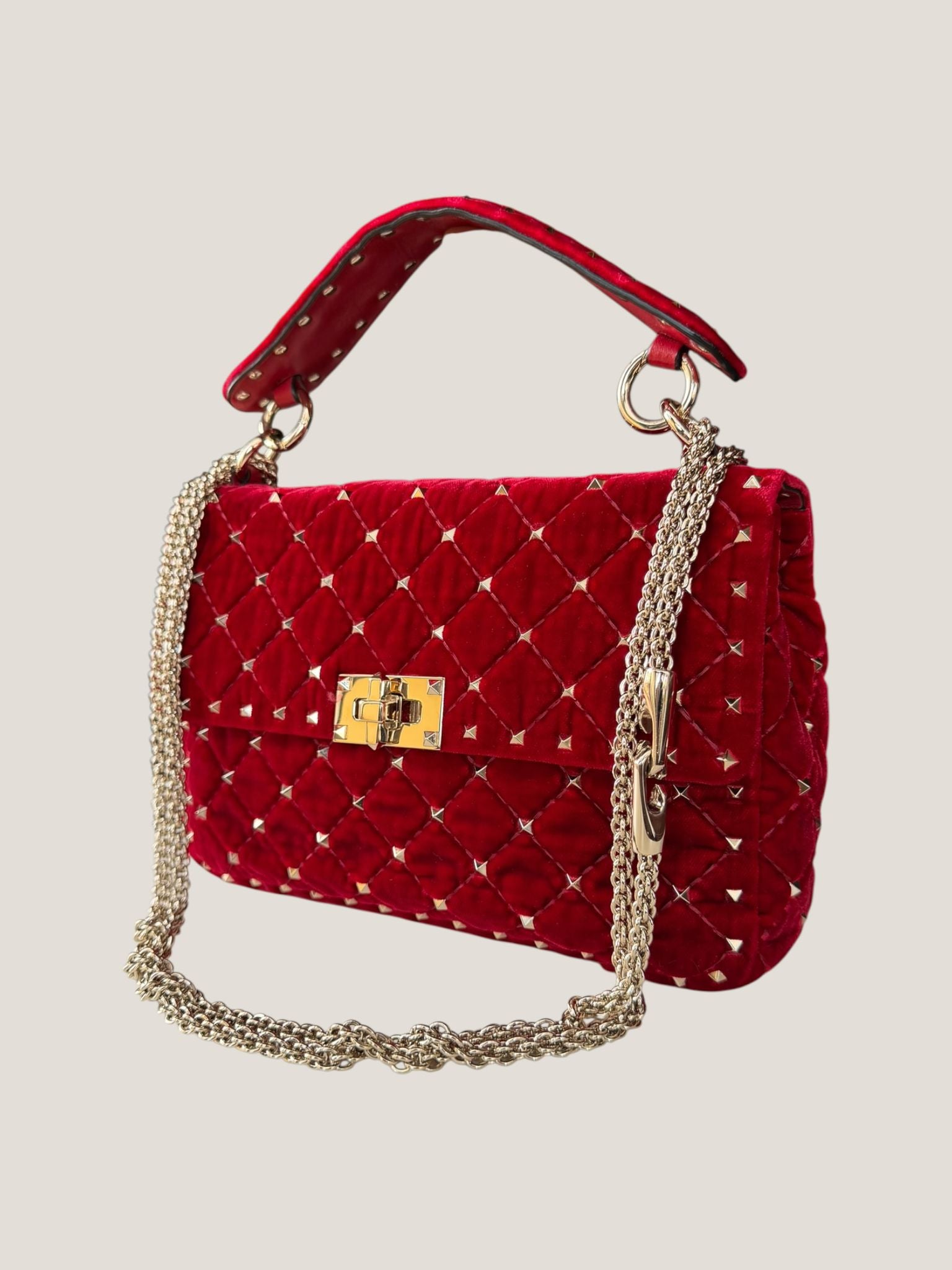 Valentino Garavani Spike Velvet