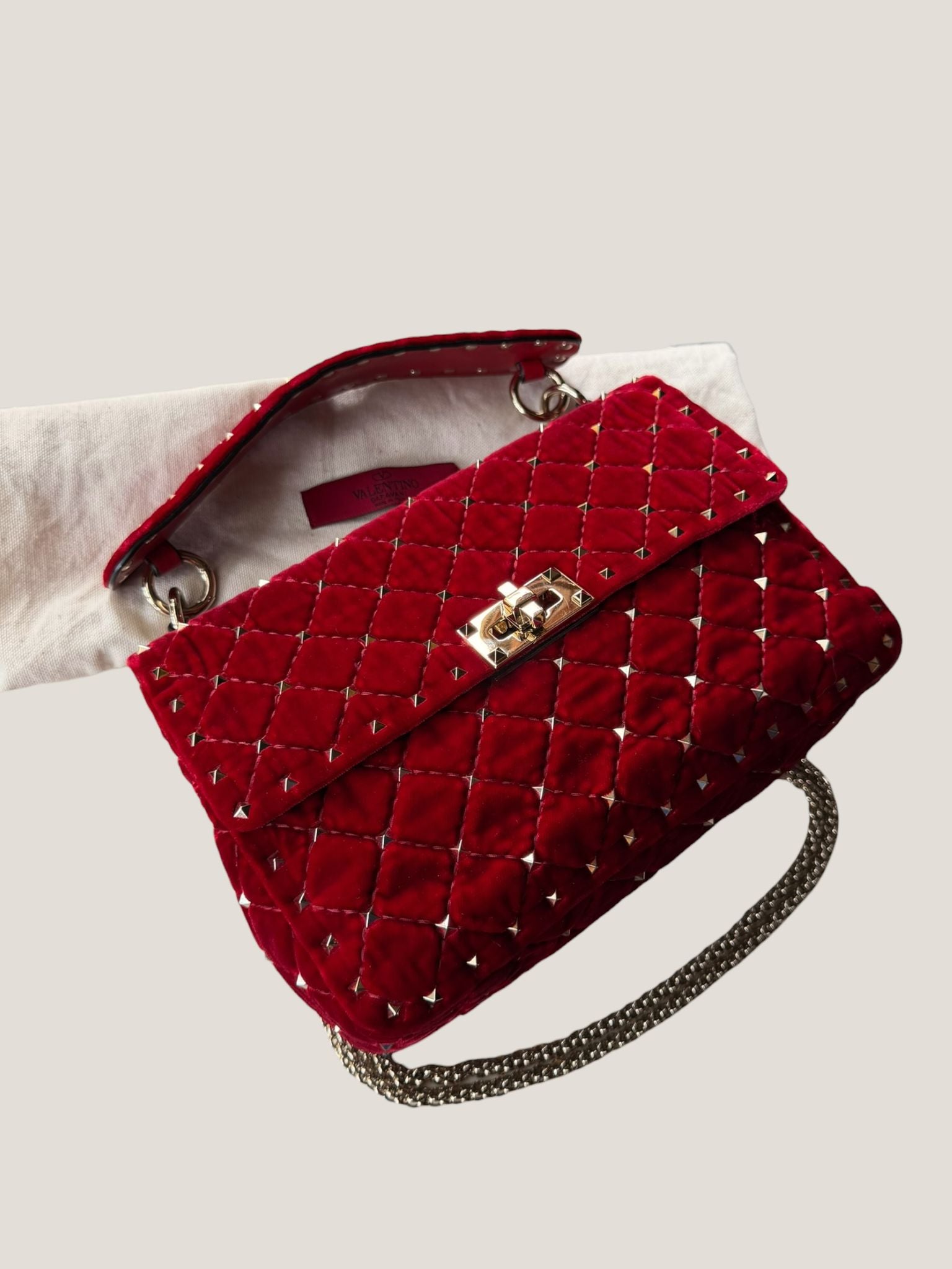 Valentino Garavani Spike Velvet