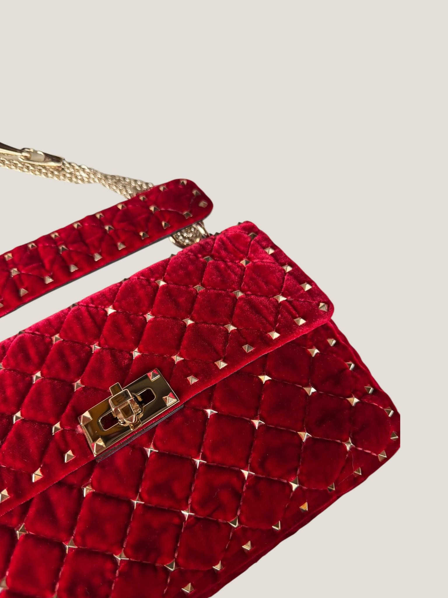 Valentino Garavani Spike Velvet