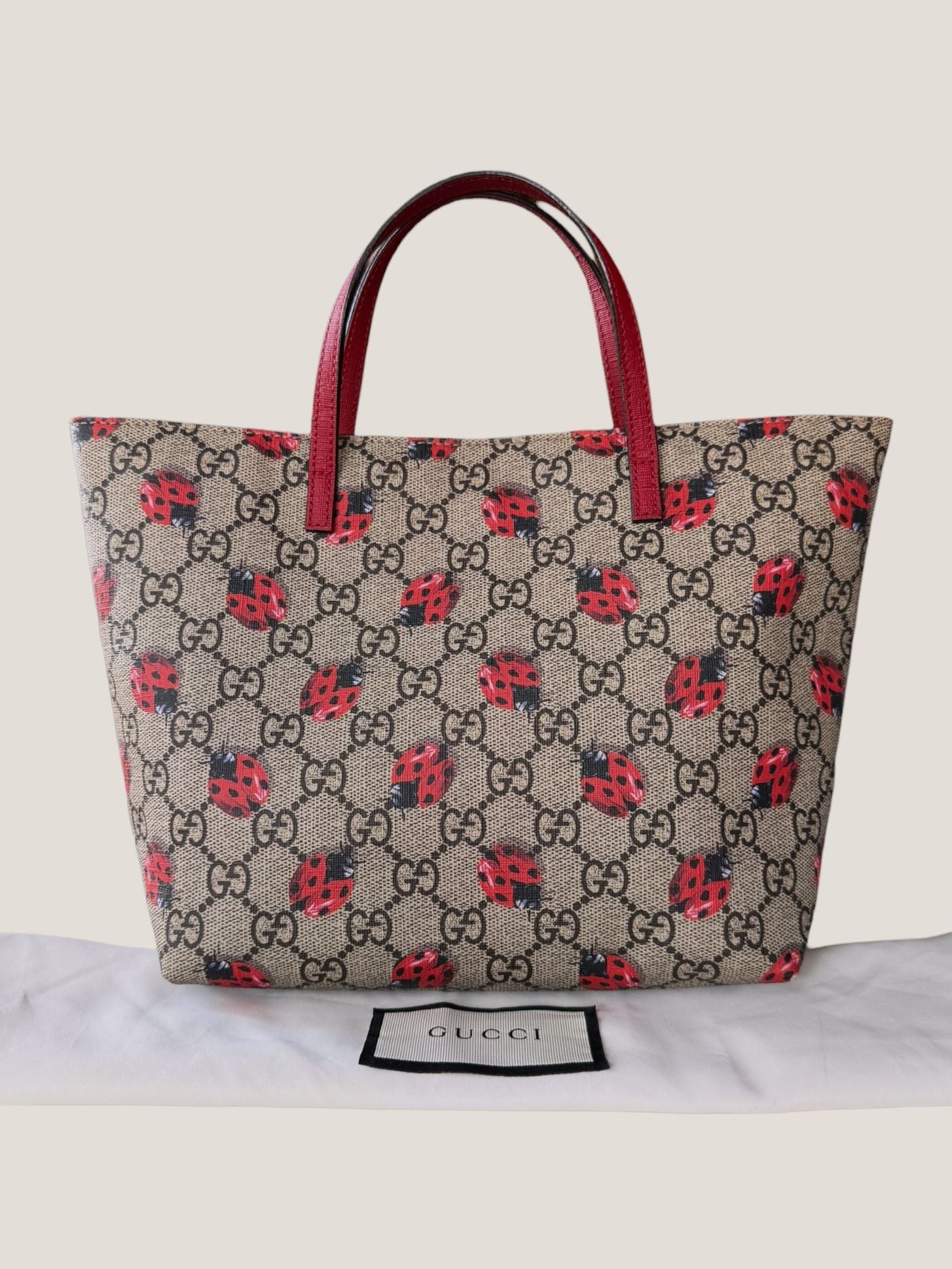 Gucci GG Supreme Ladybug Tote