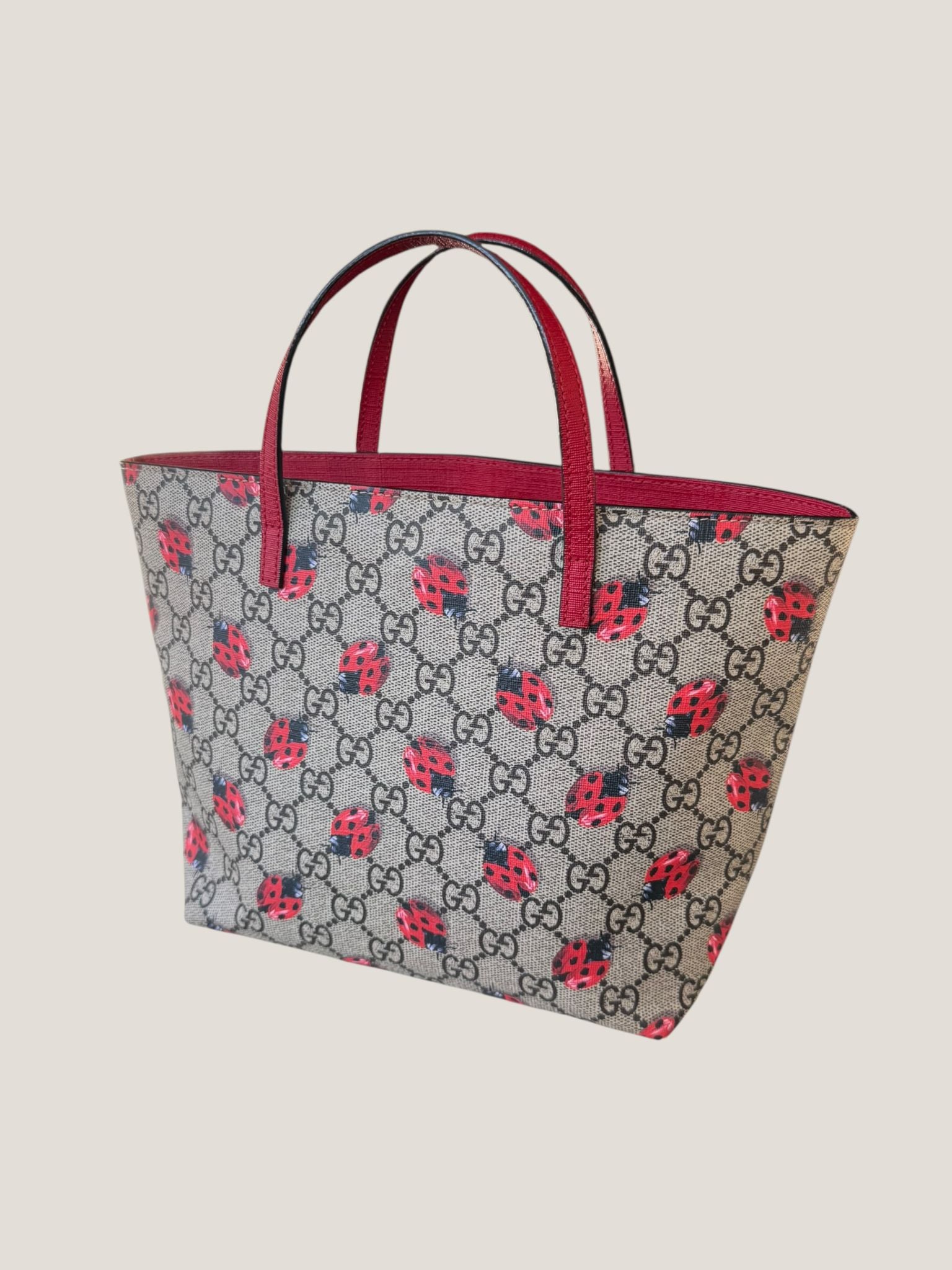 Gucci GG Supreme Ladybug Tote