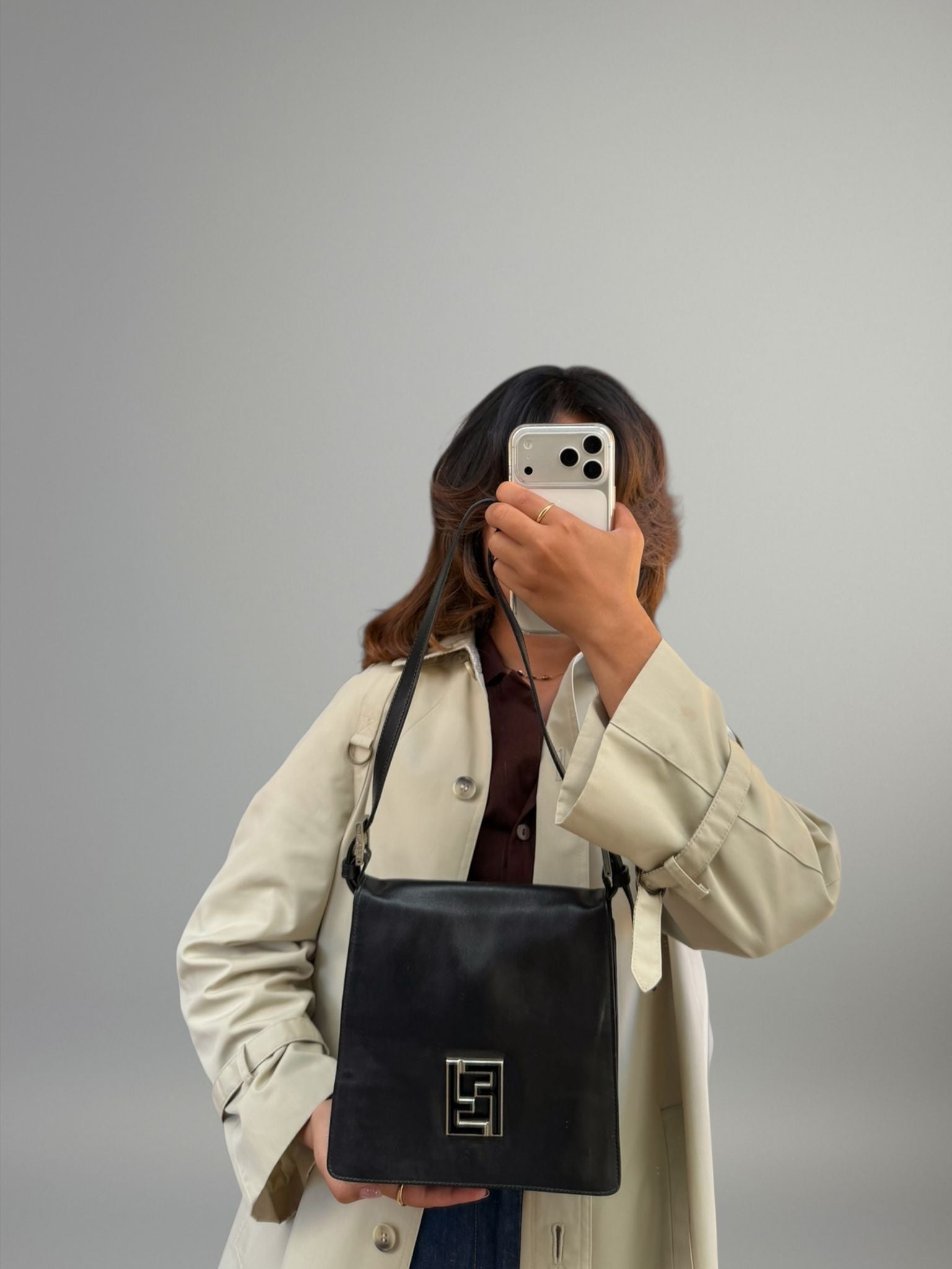 Fendi in Pelle Nera