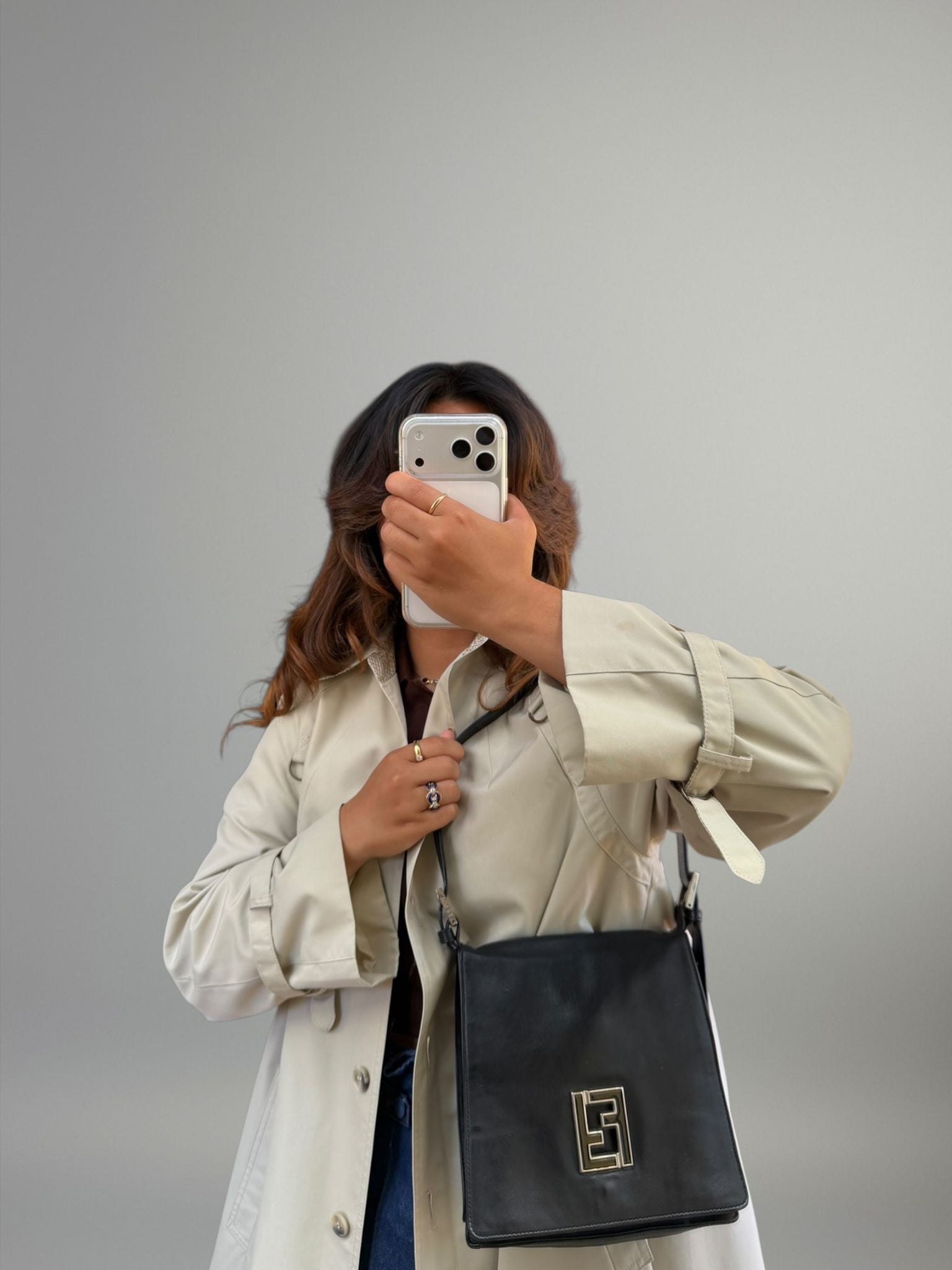 Fendi in Pelle Nera