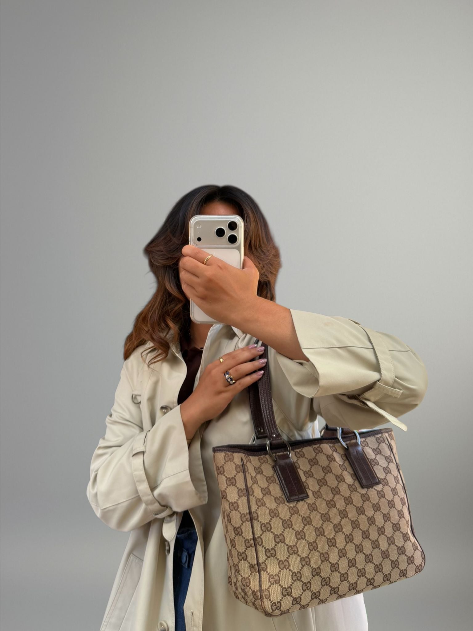Gucci GG Canvas Tote