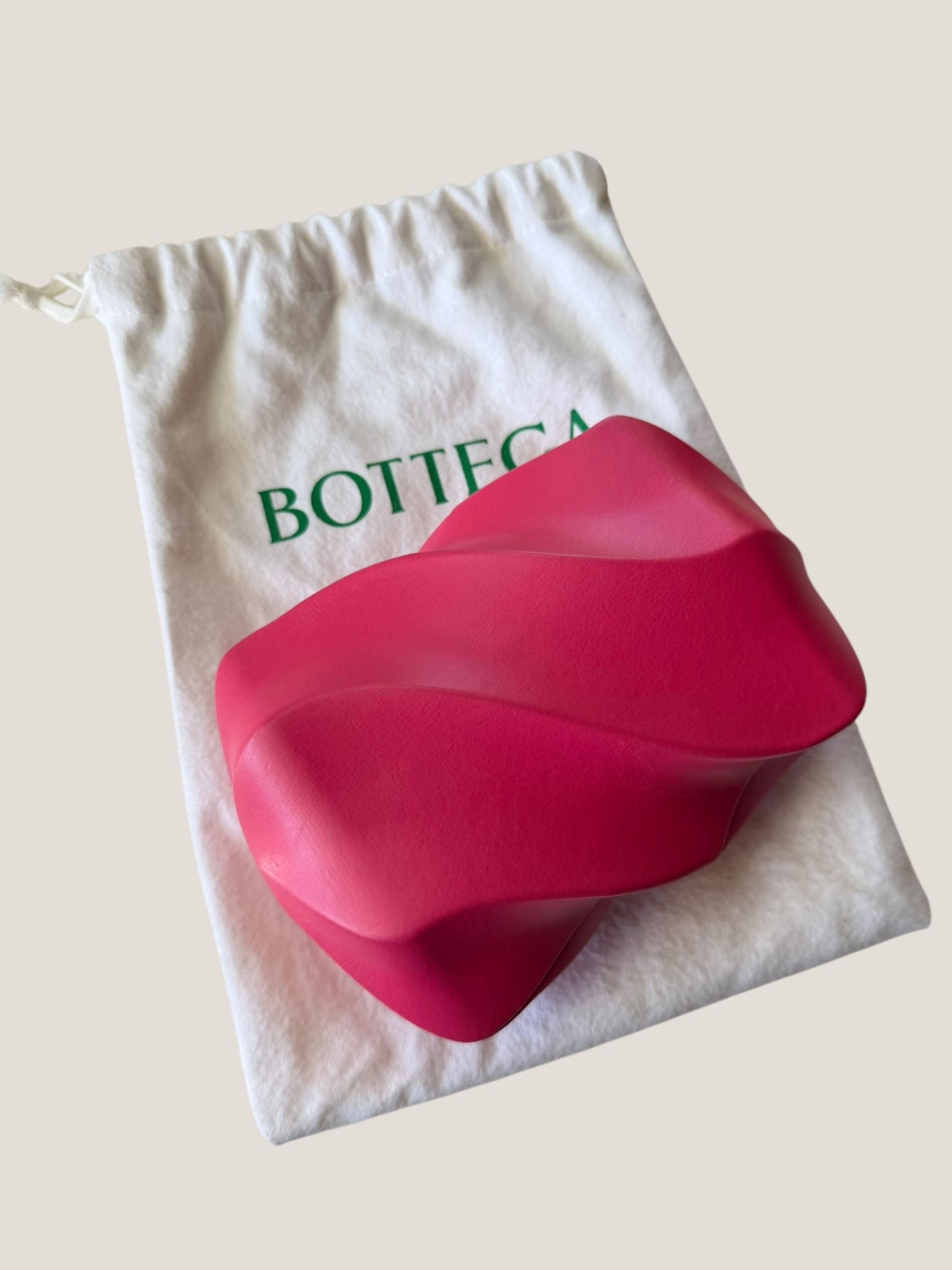 Bottega Veneta Candy Clutch Rosa