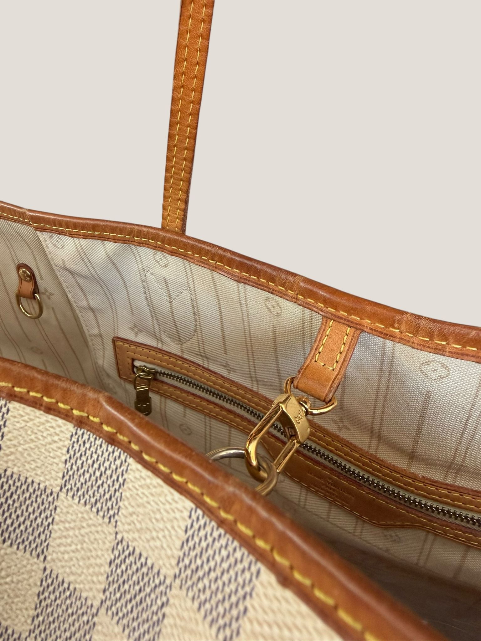 LV Neverfull GM Damier Azur