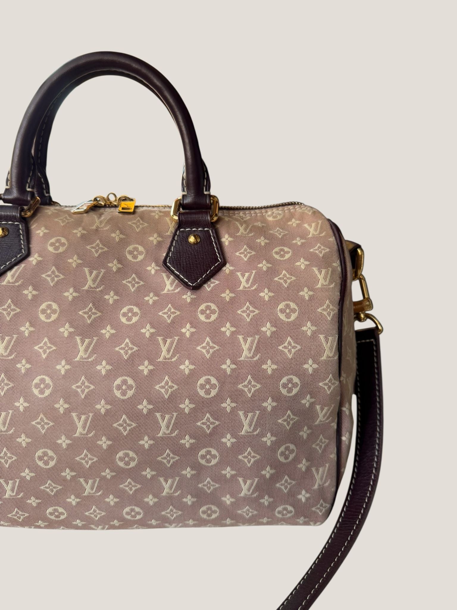 LV Speedy Mini Lin Idylle Rose