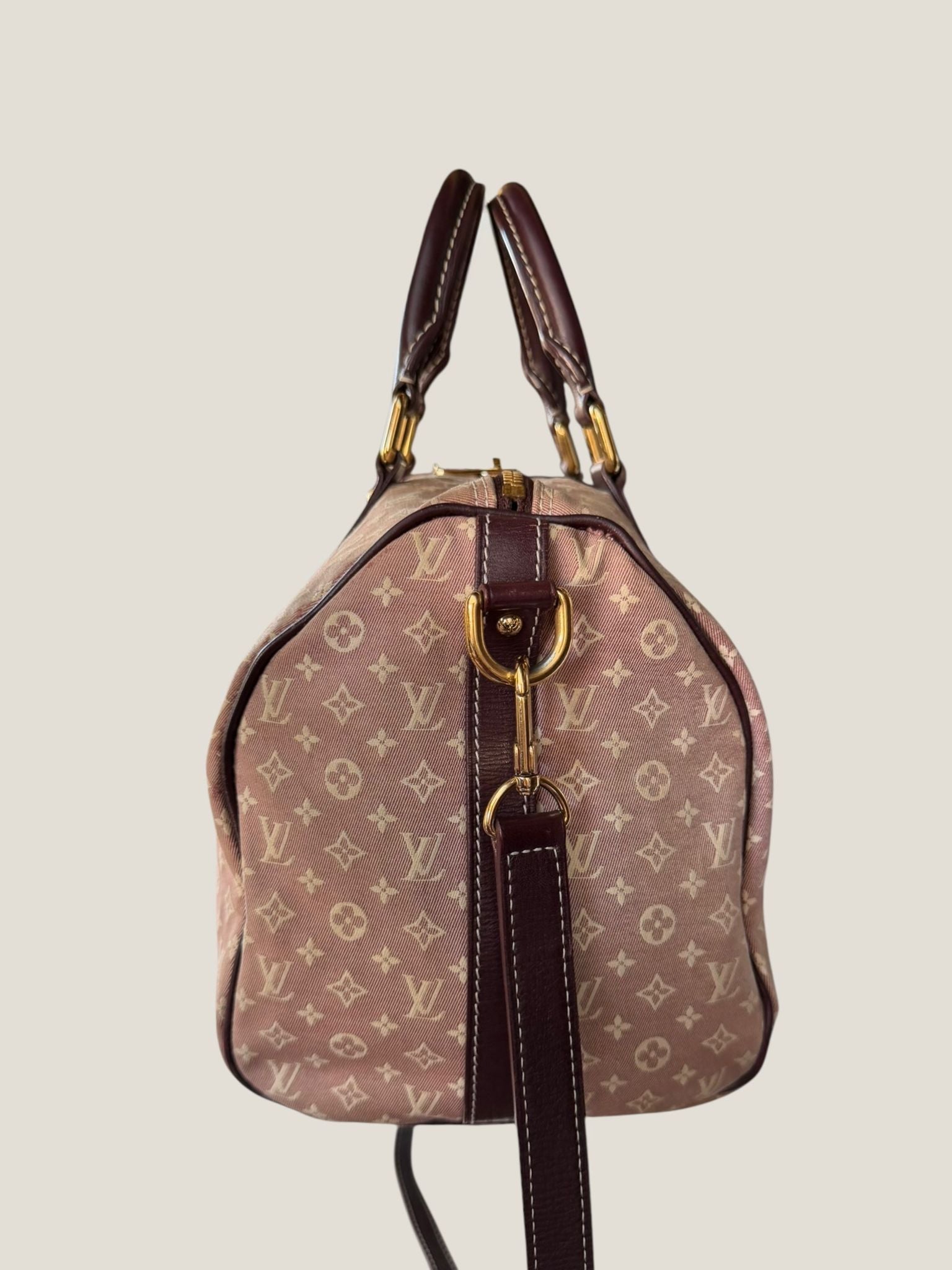 LV Speedy Mini Lin Idylle Rose