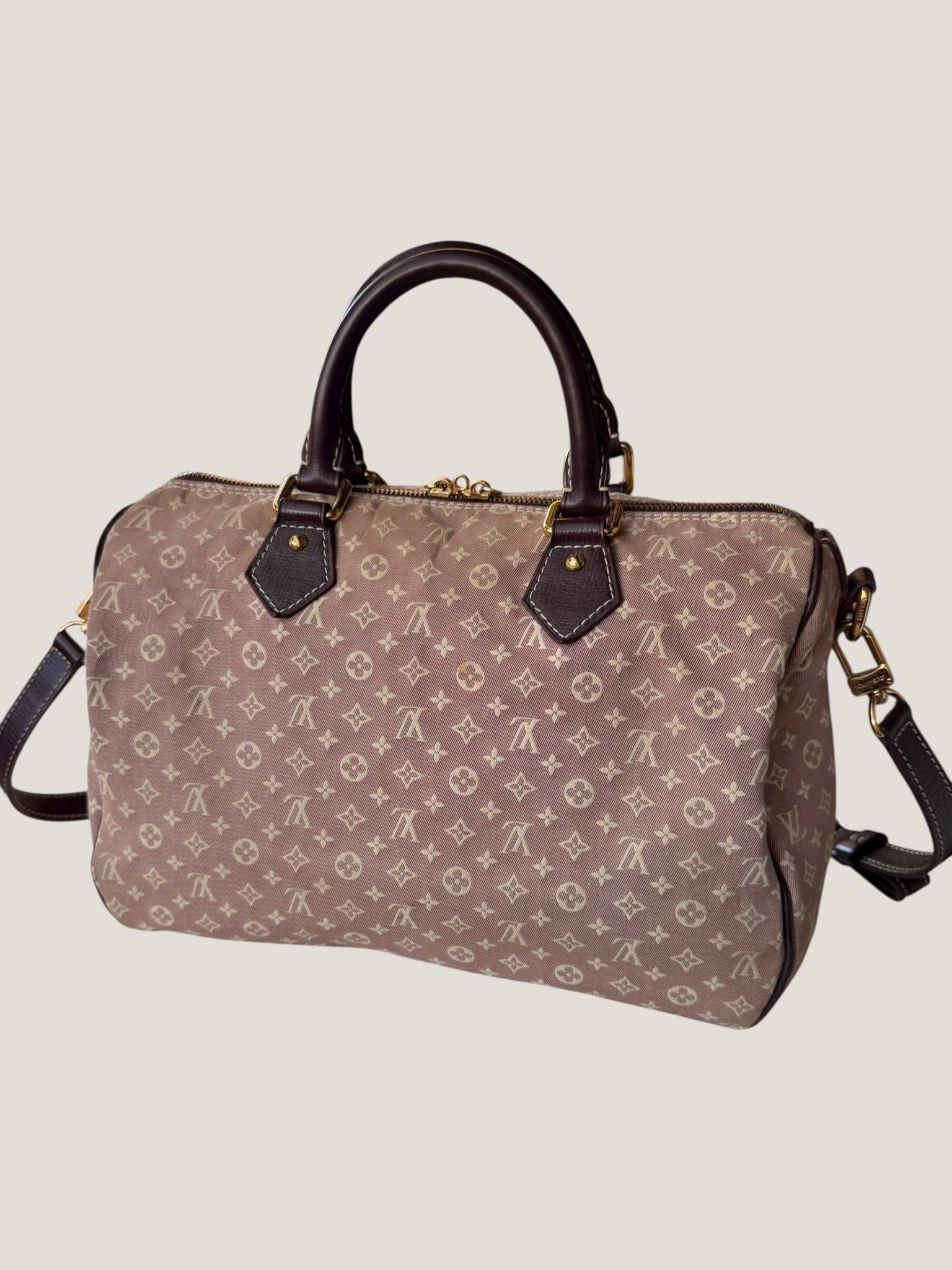 LV Speedy Mini Lin Idylle Rose