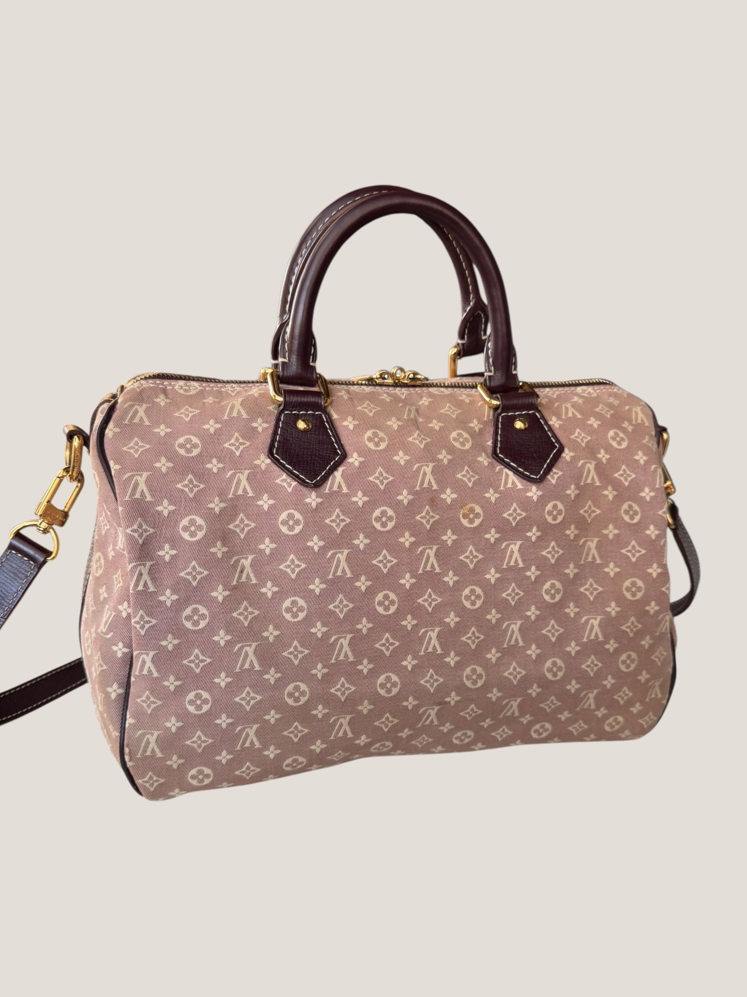 LV Speedy Mini Lin Idylle Rose