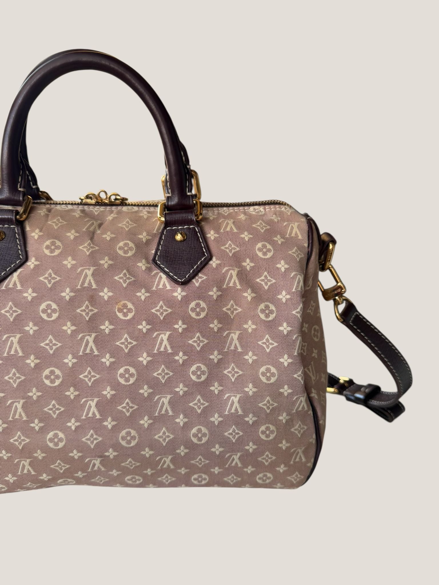 LV Speedy Mini Lin Idylle Rose