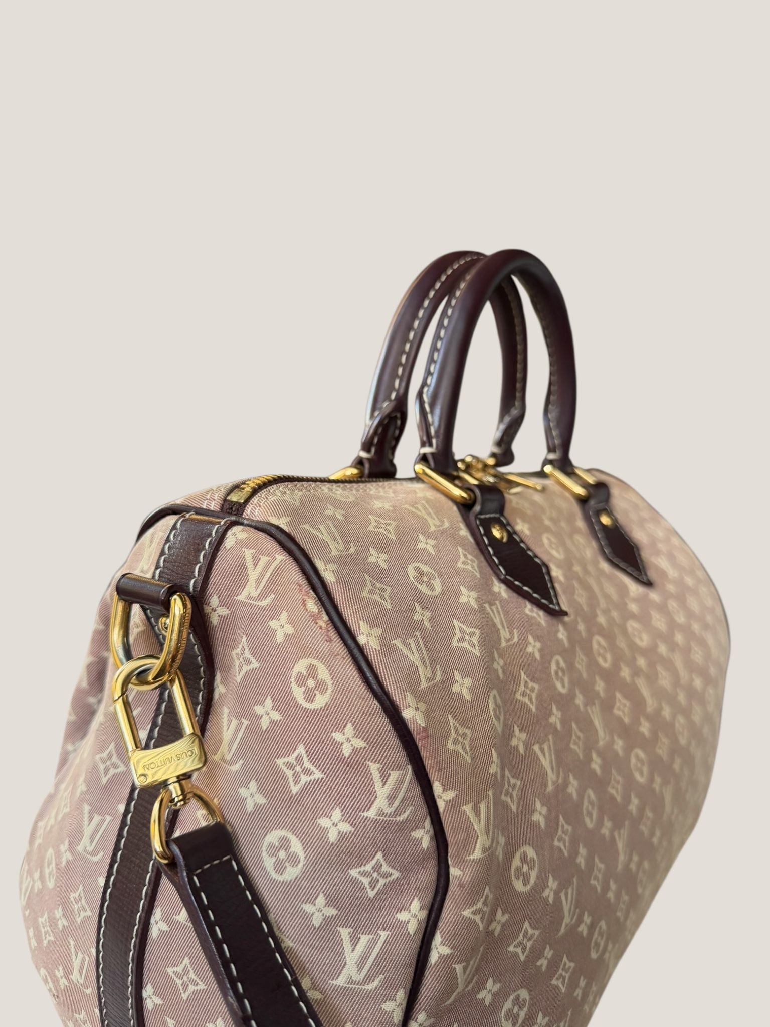 LV Speedy Mini Lin Idylle Rose
