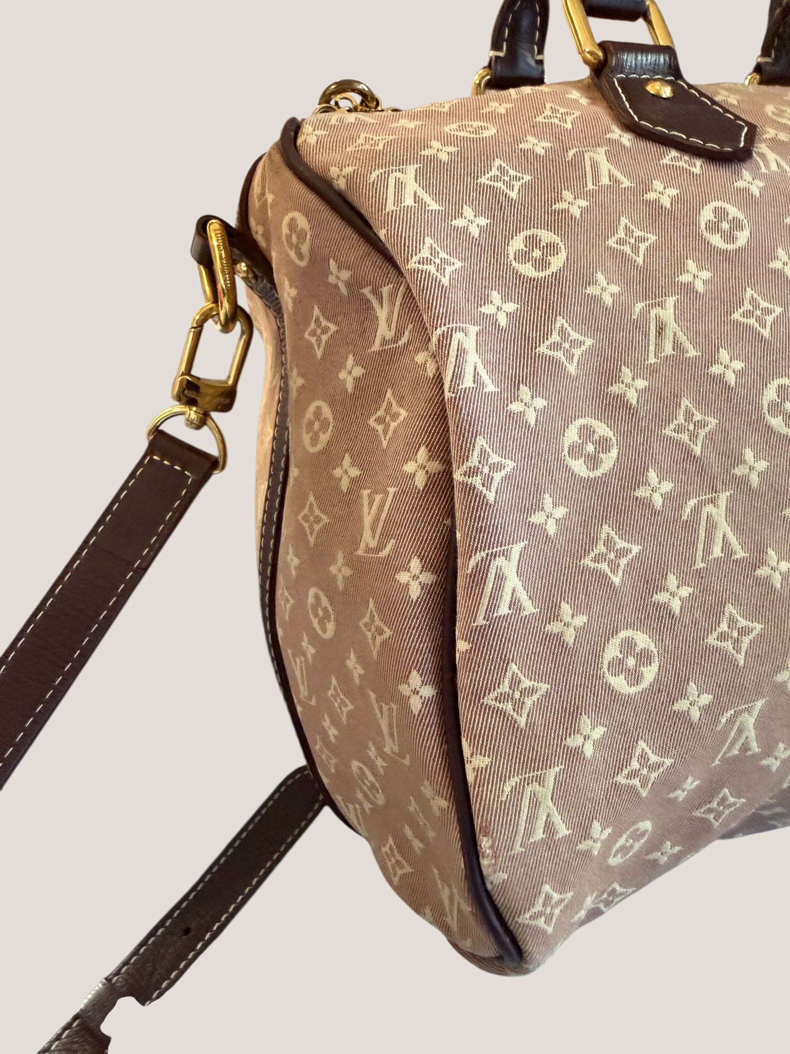 LV Speedy Mini Lin Idylle Rose