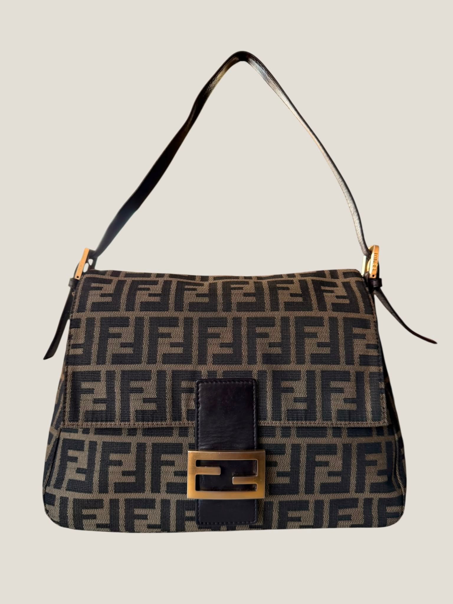 Fendi Mamma Baguette Zucca