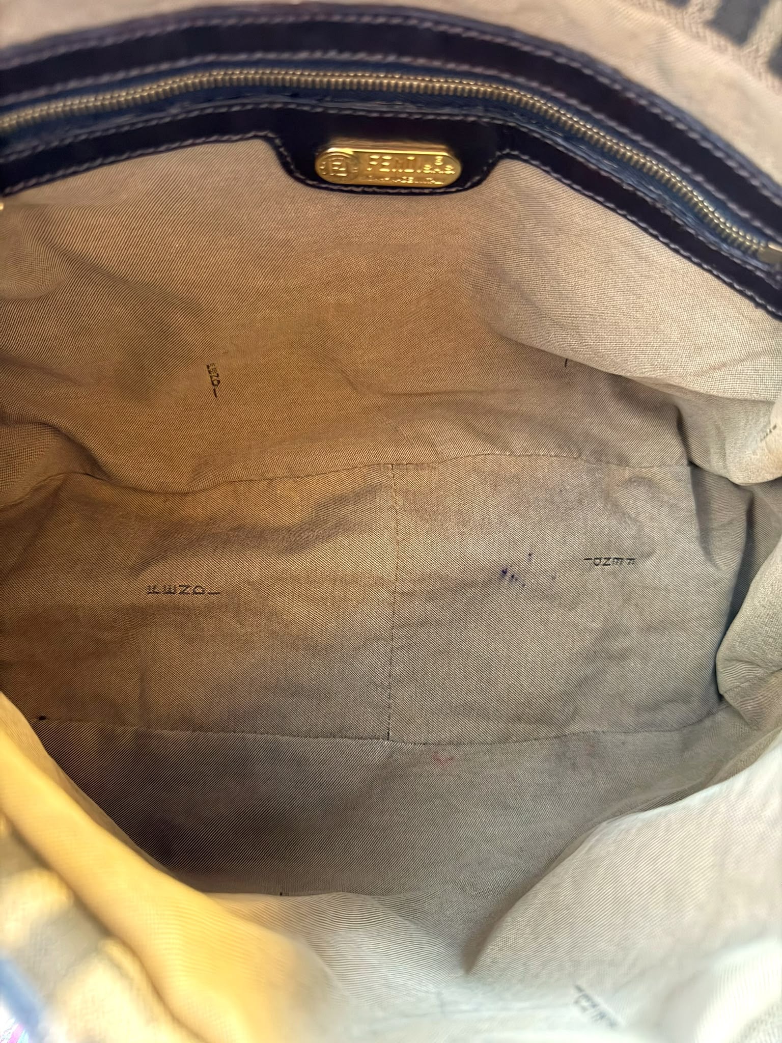 Fendi Mamma Baguette Zucca