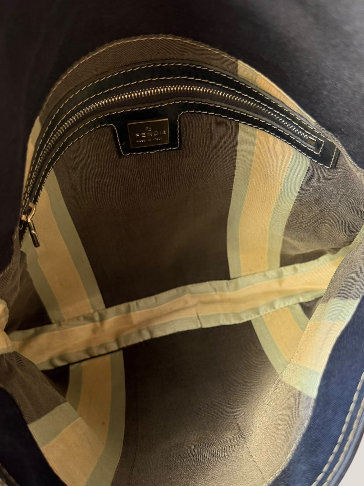Fendi Baguette in tessuto
