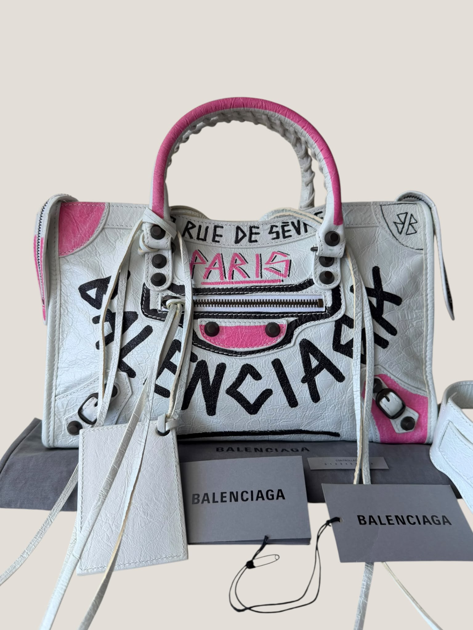 Balenciaga City Graffiti Small