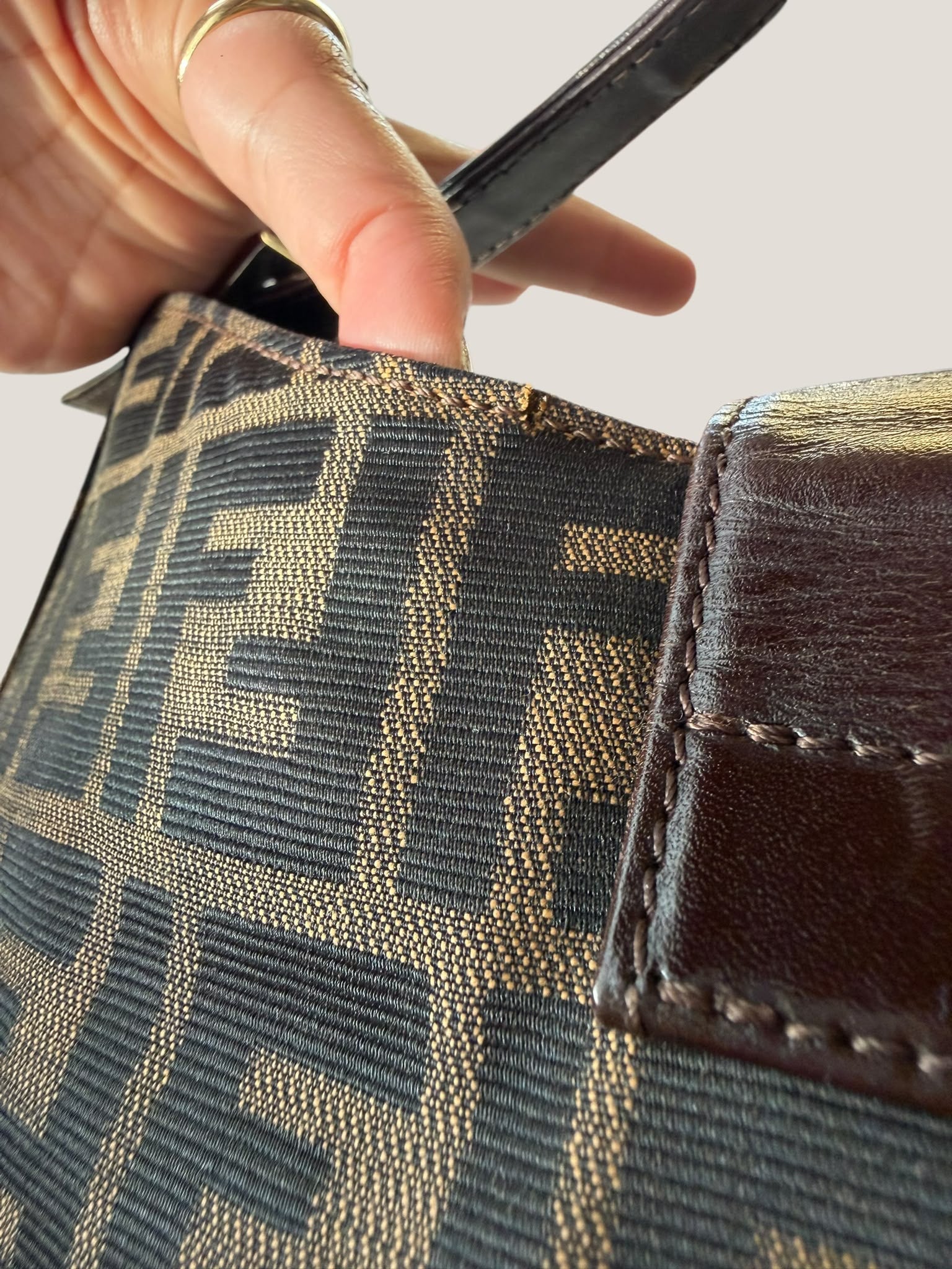 Fendi Baguette Zucca
