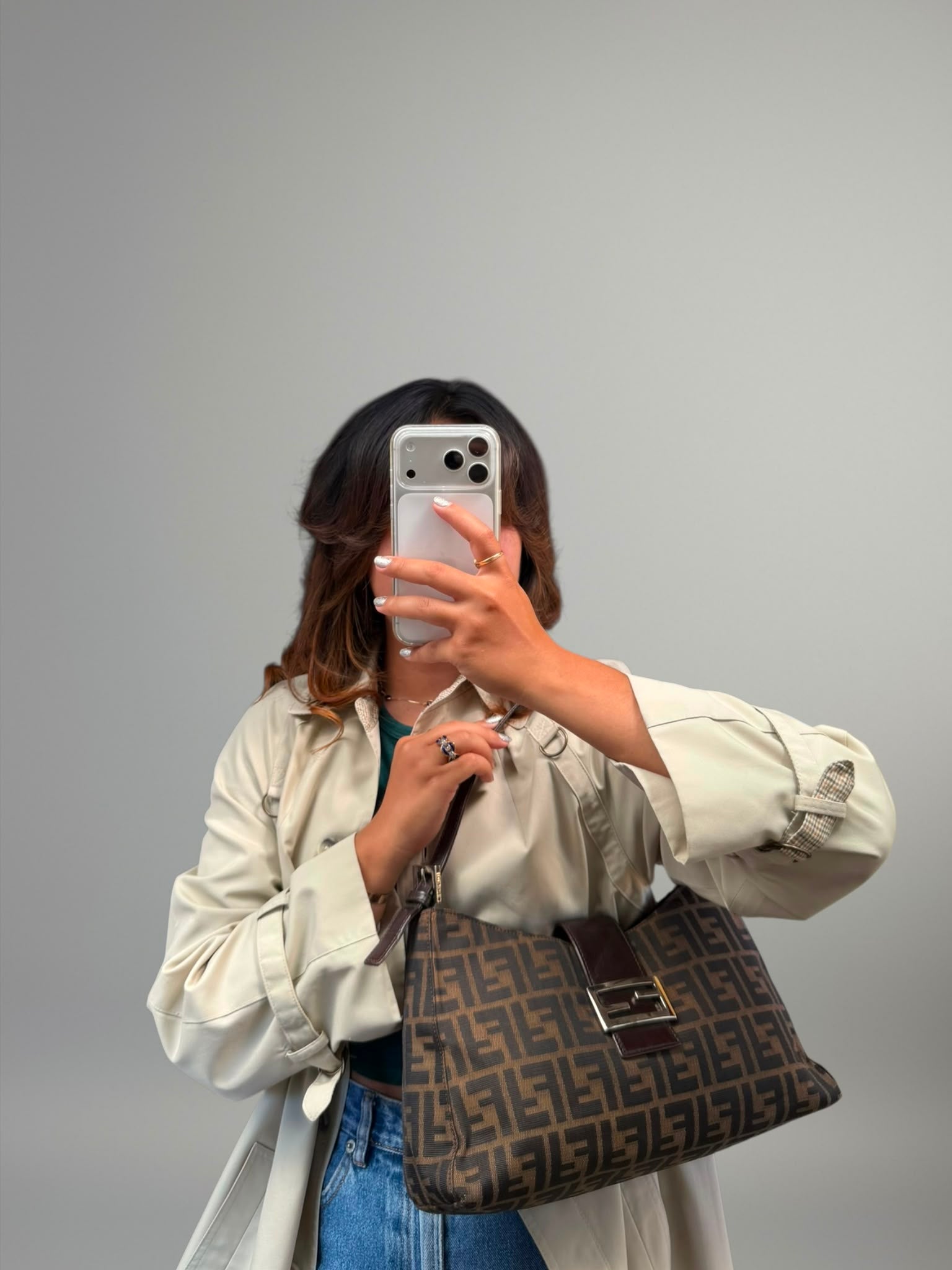 Fendi Baguette Zucca