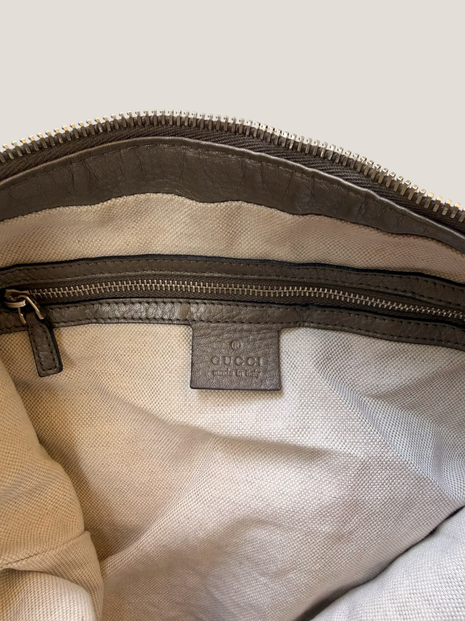Gucci Metallic Techno Horsebit Hobo