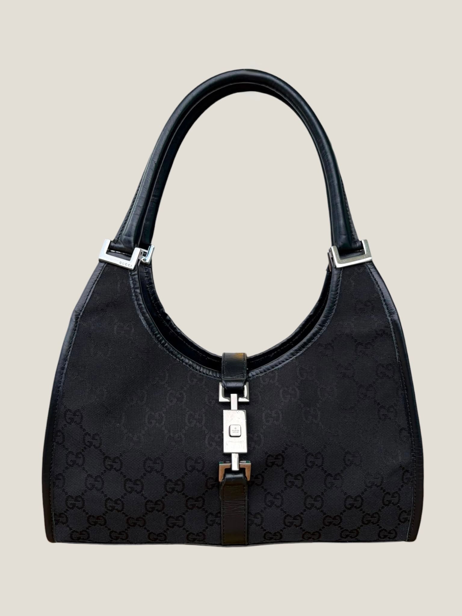 Gucci Jackie Bardot GG Canvas
