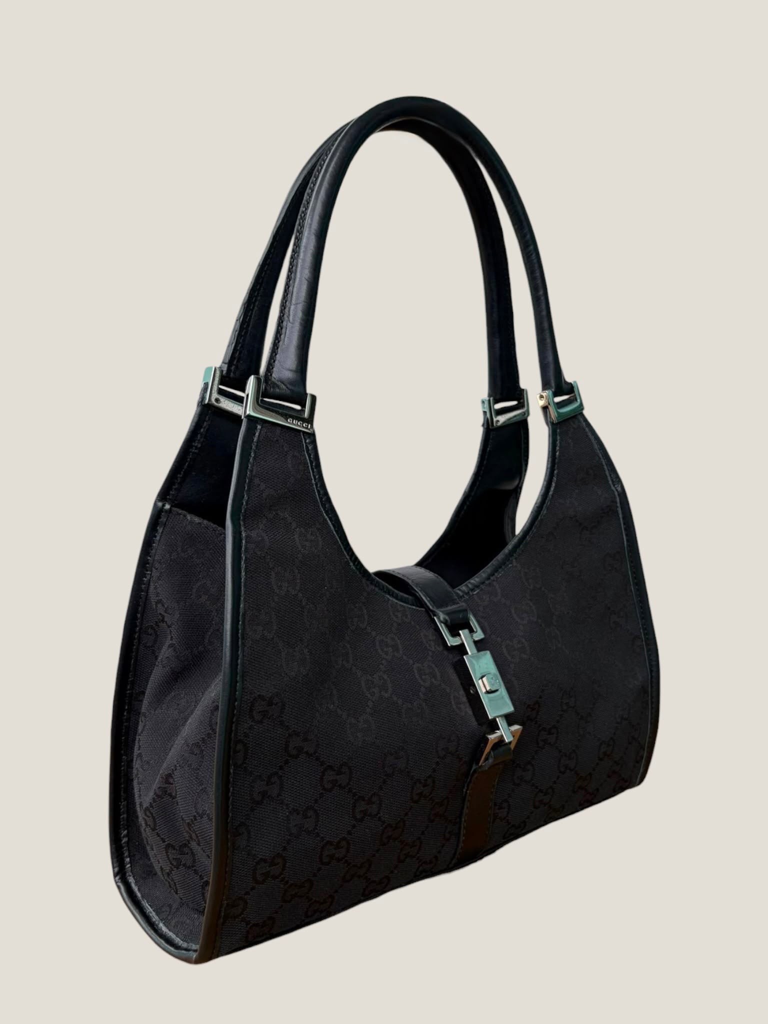 Gucci Jackie Bardot GG Canvas