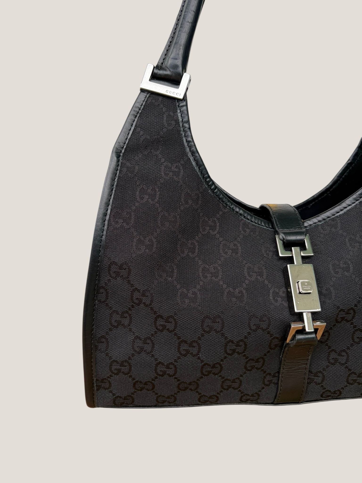 Gucci Jackie Bardot GG Canvas