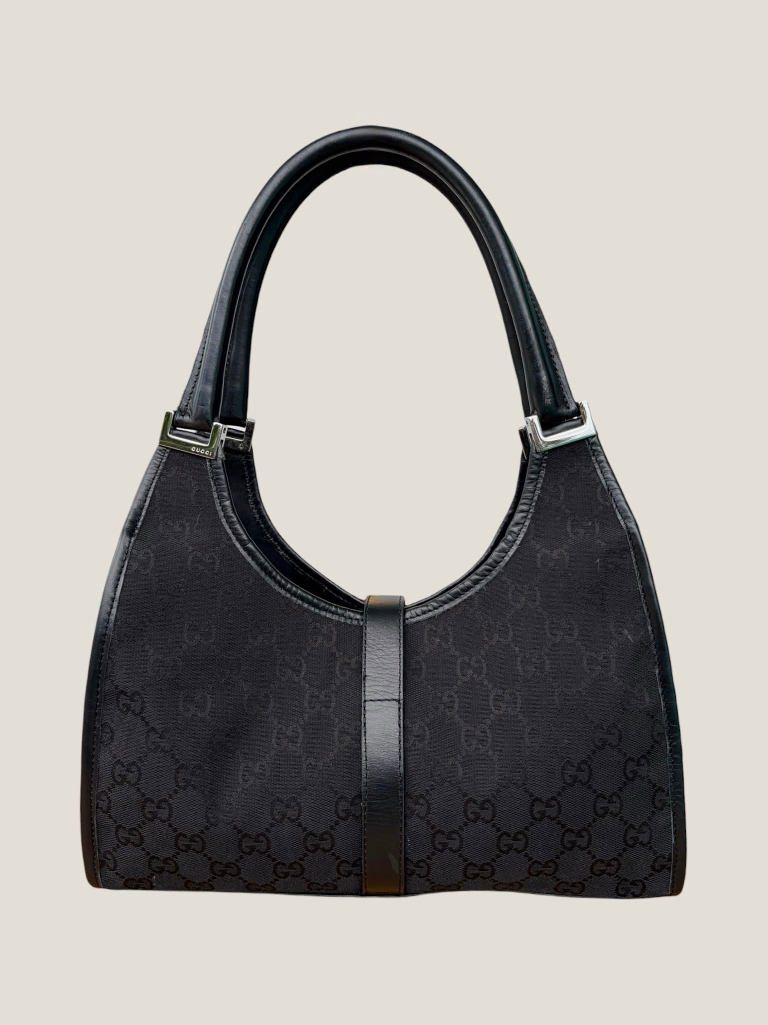 Gucci Jackie Bardot GG Canvas