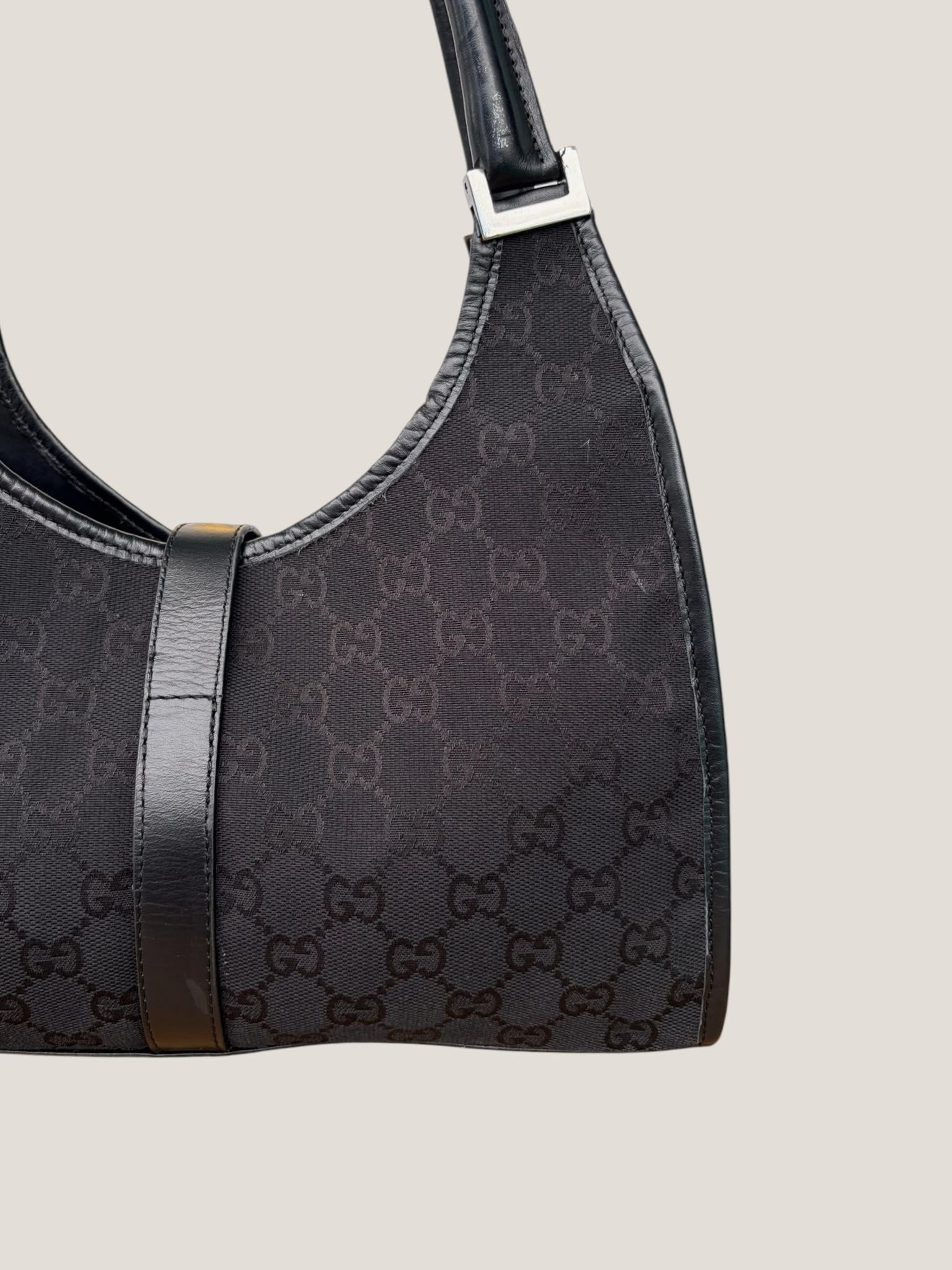Gucci Jackie Bardot GG Canvas
