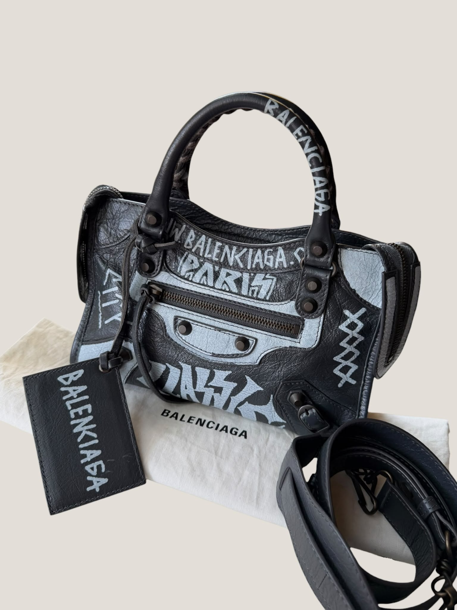 Balenciaga City Graffiti mini