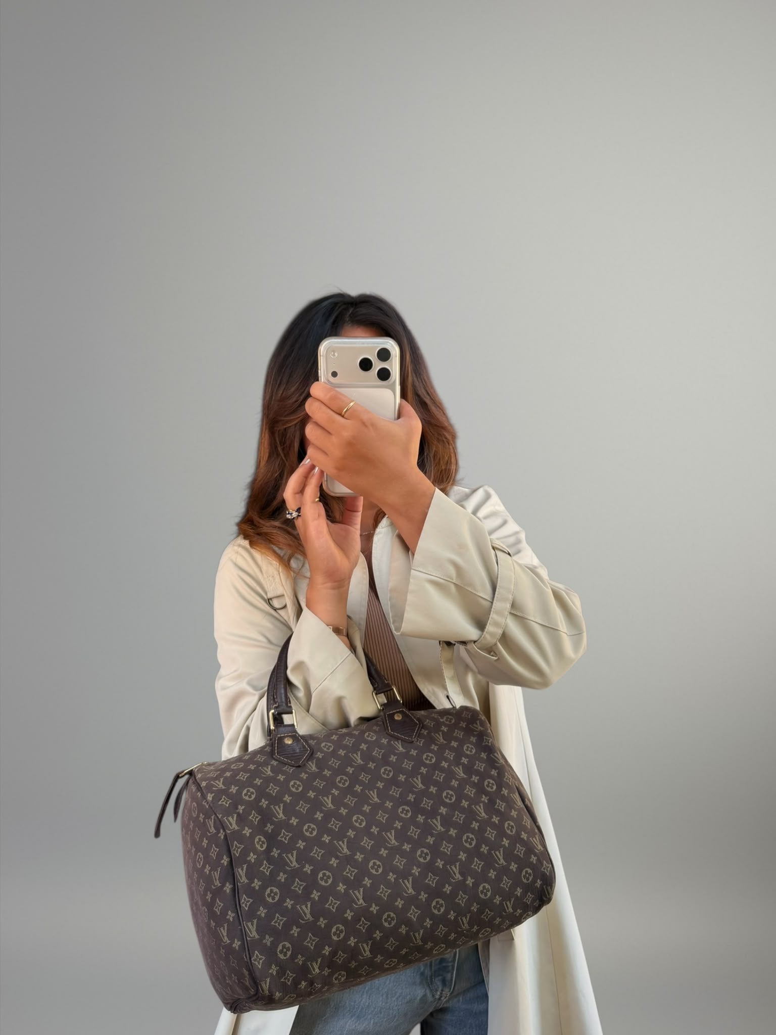 Louis Vuitton Mini Lin Speedy 30
