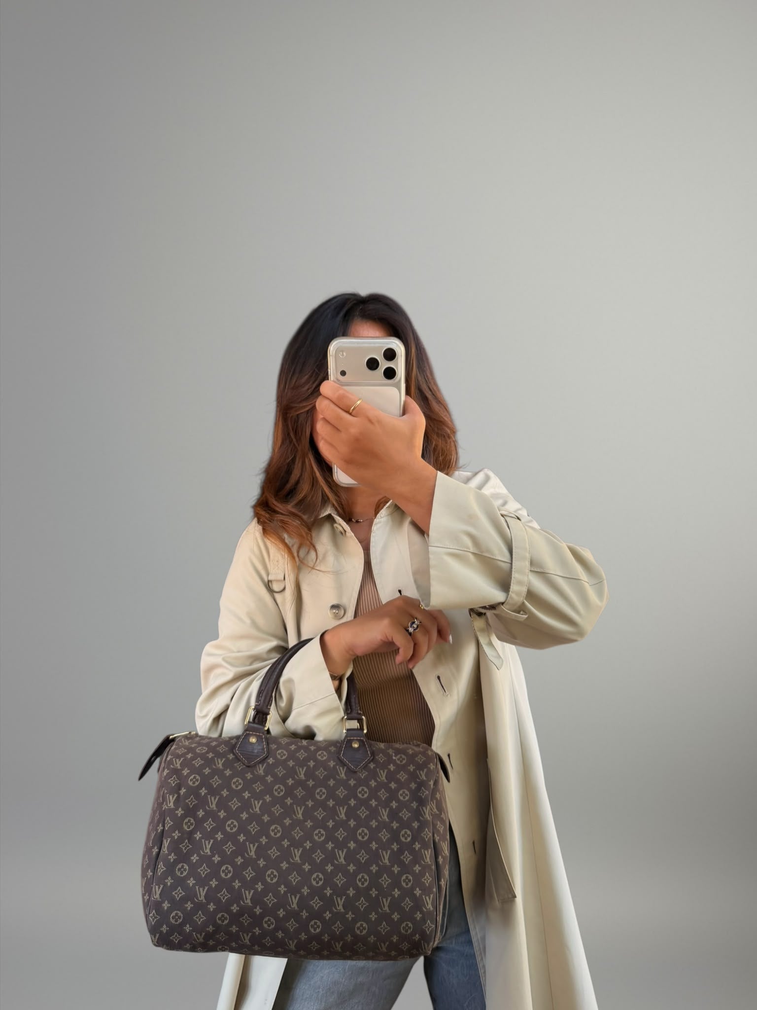 Louis Vuitton Mini Lin Speedy 30