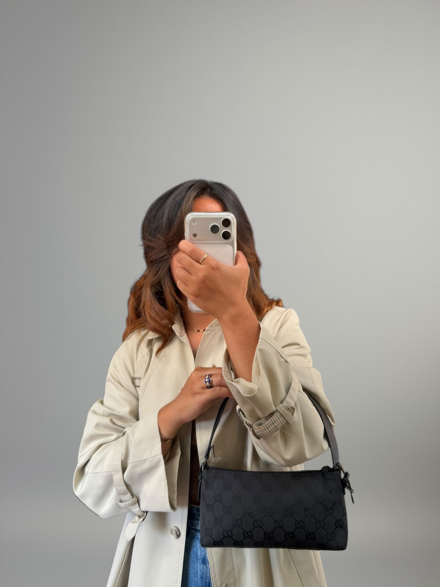 Gucci GG Canvas Pochette Nera