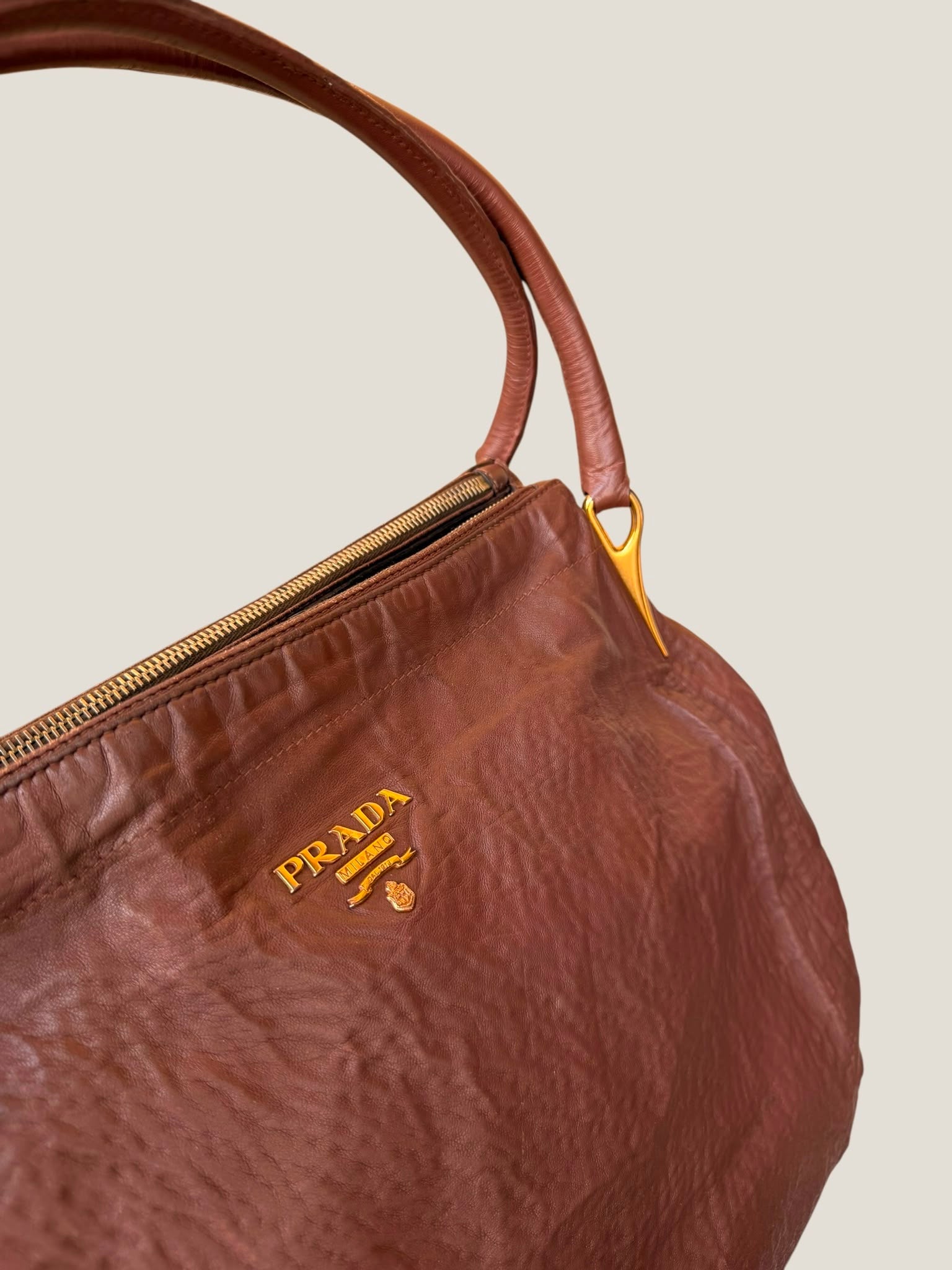 Prada Nappa Antique Tote