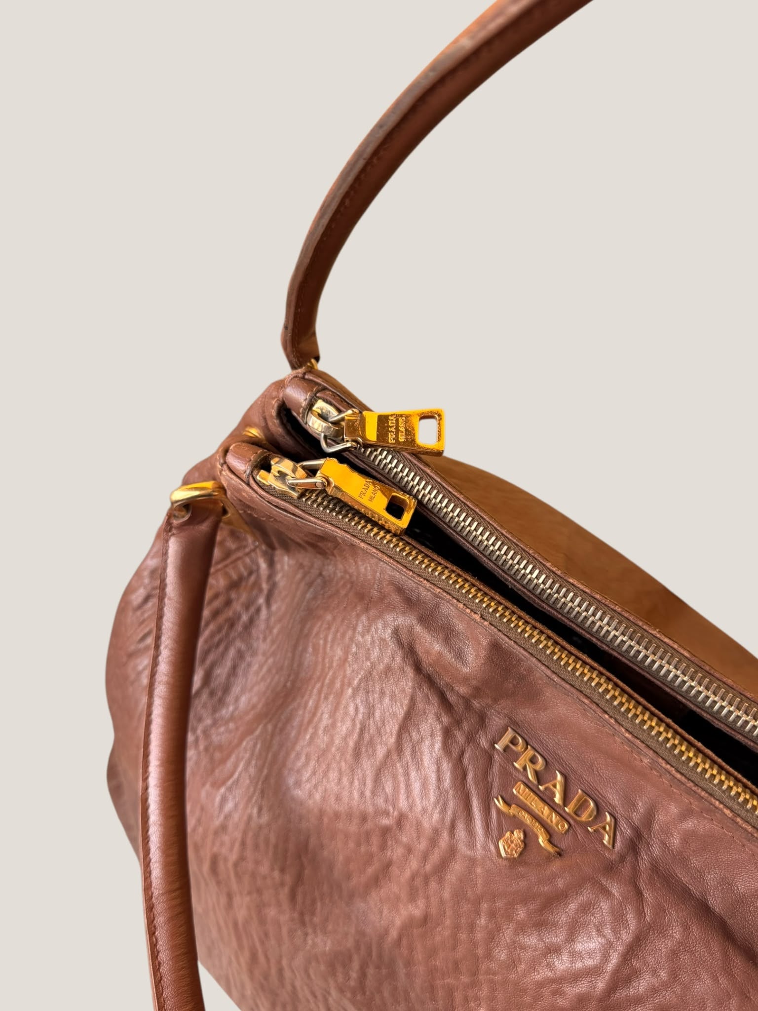 Prada Nappa Antique Tote