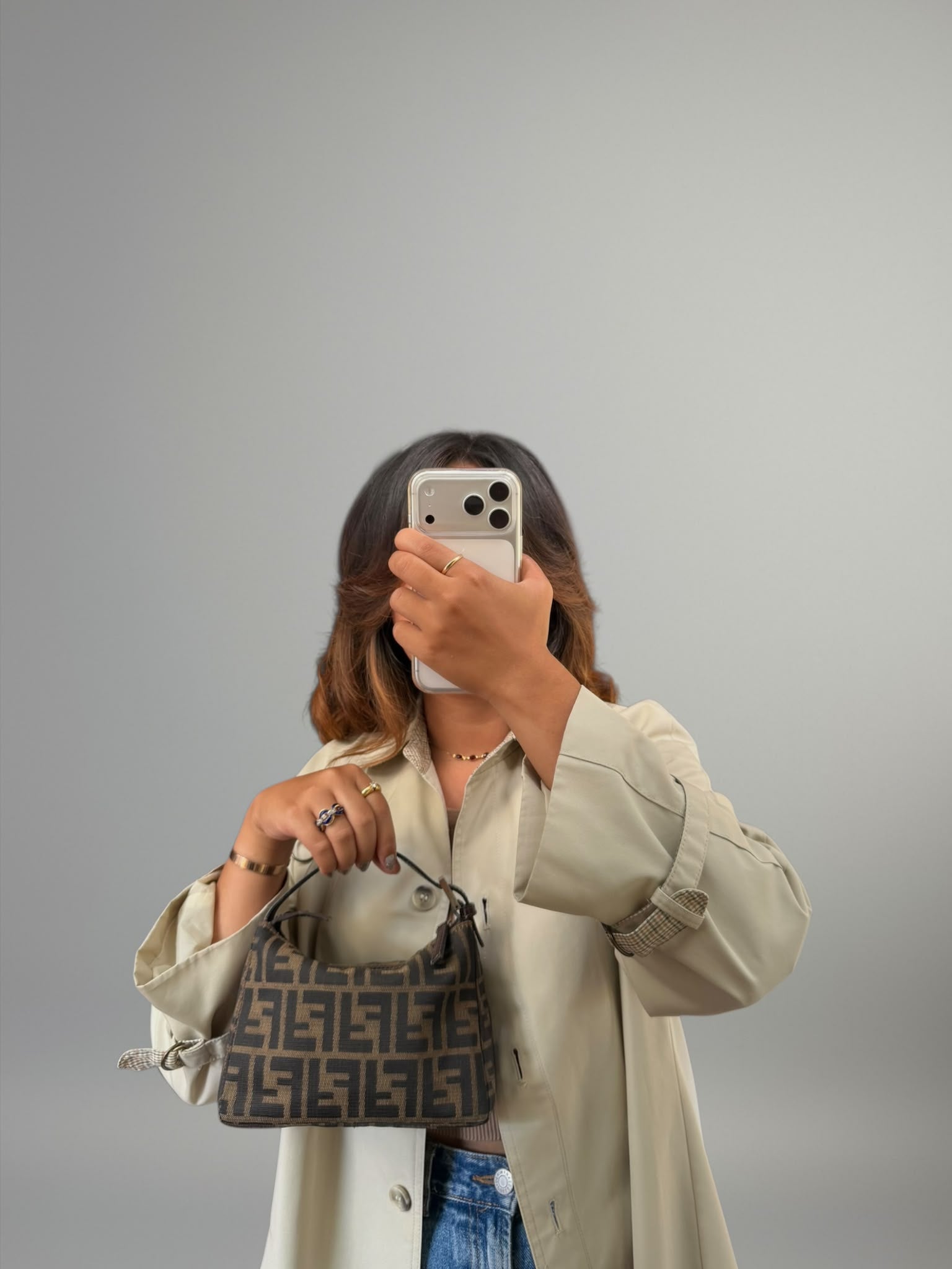 Fendi Zucca Mini Pochette
