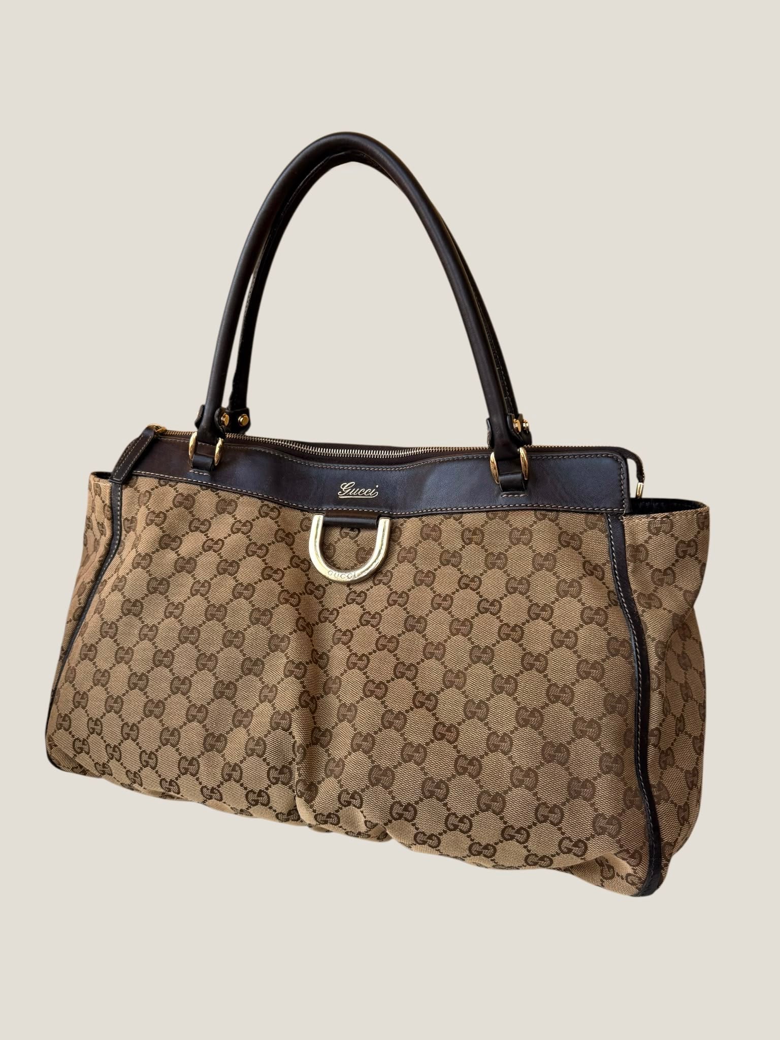 Gucci Abbey D-Ring GG Canvas Tote