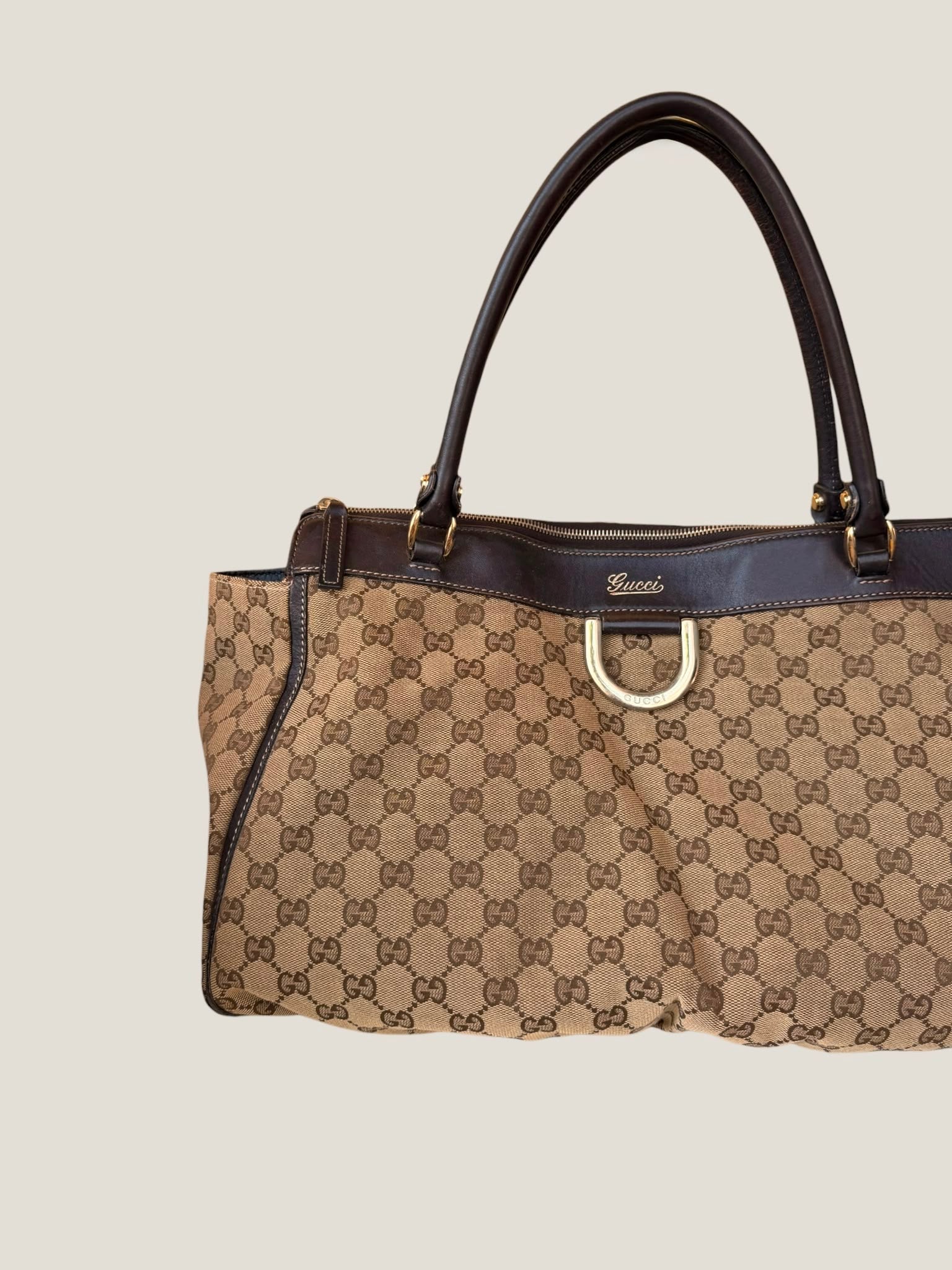 Gucci Abbey D-Ring GG Canvas Tote