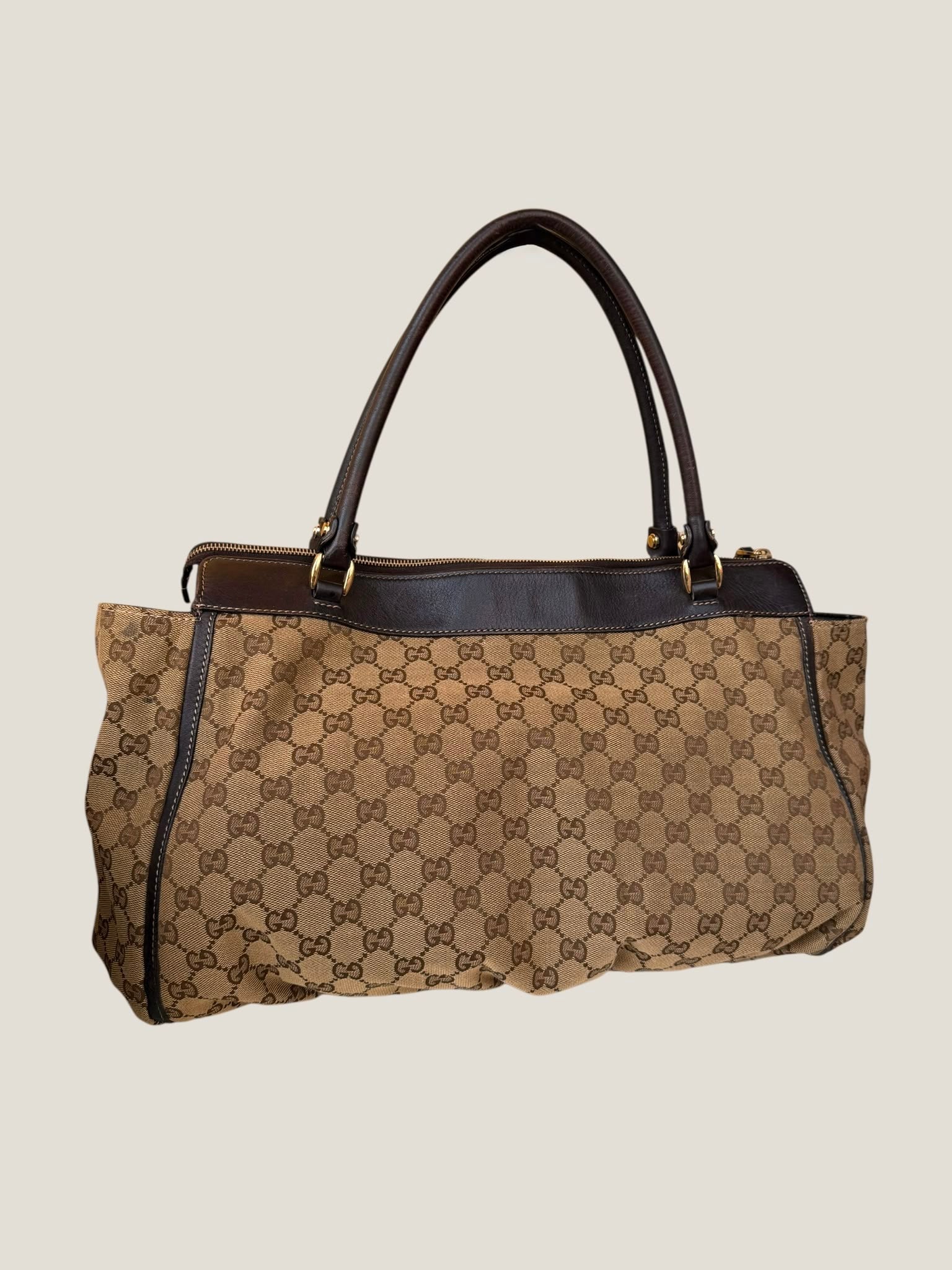 Gucci Abbey D-Ring GG Canvas Tote