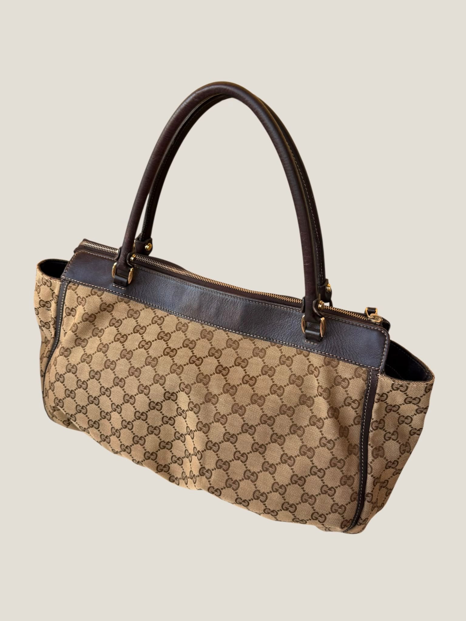 Gucci Abbey D-Ring GG Canvas Tote