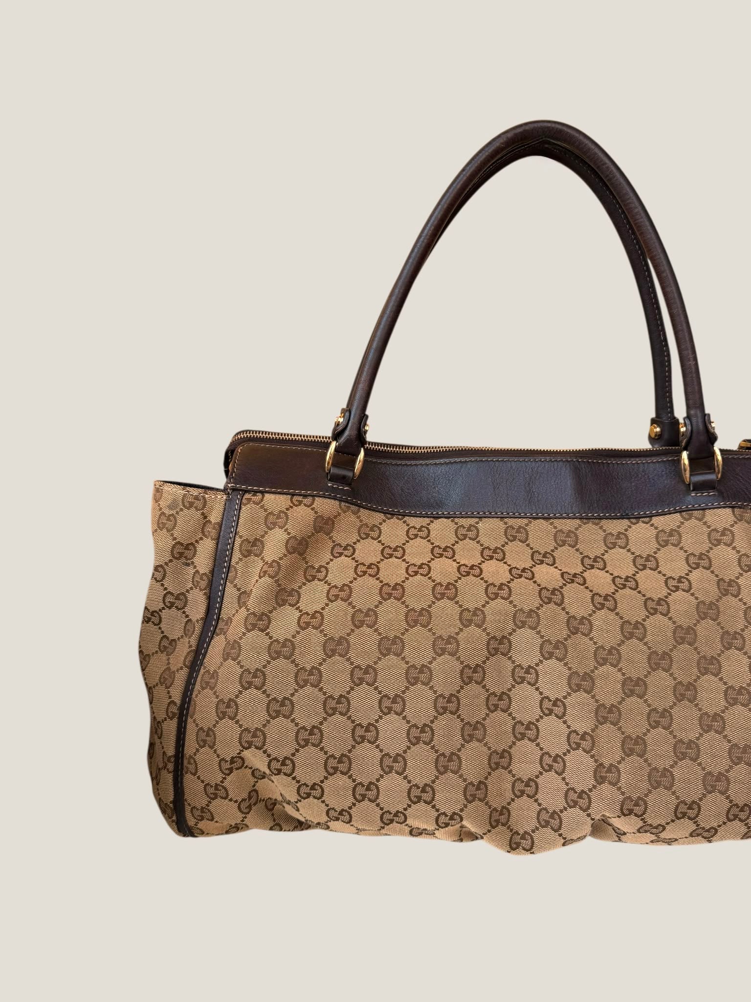 Gucci Abbey D-Ring GG Canvas Tote