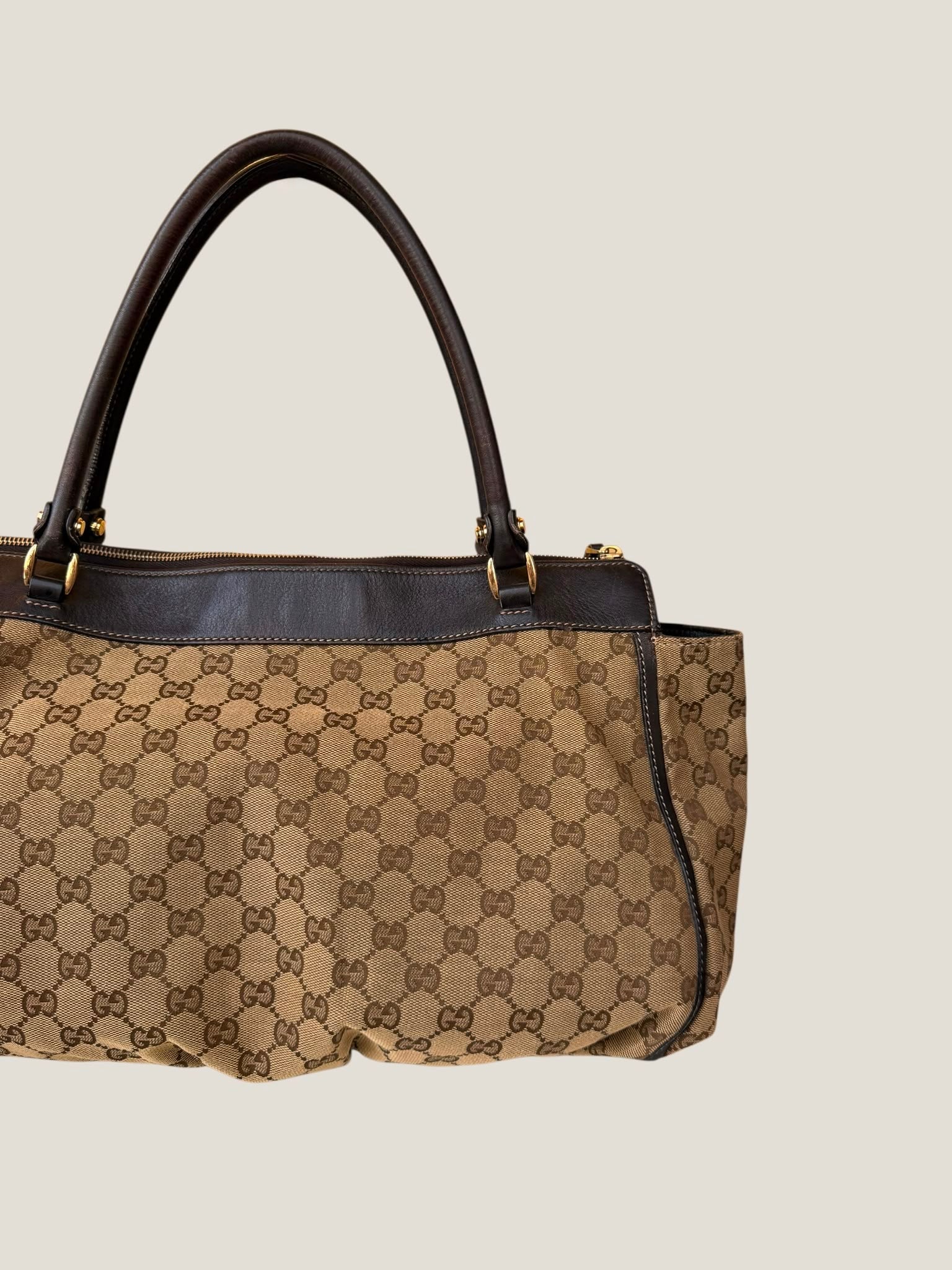 Gucci Abbey D-Ring GG Canvas Tote