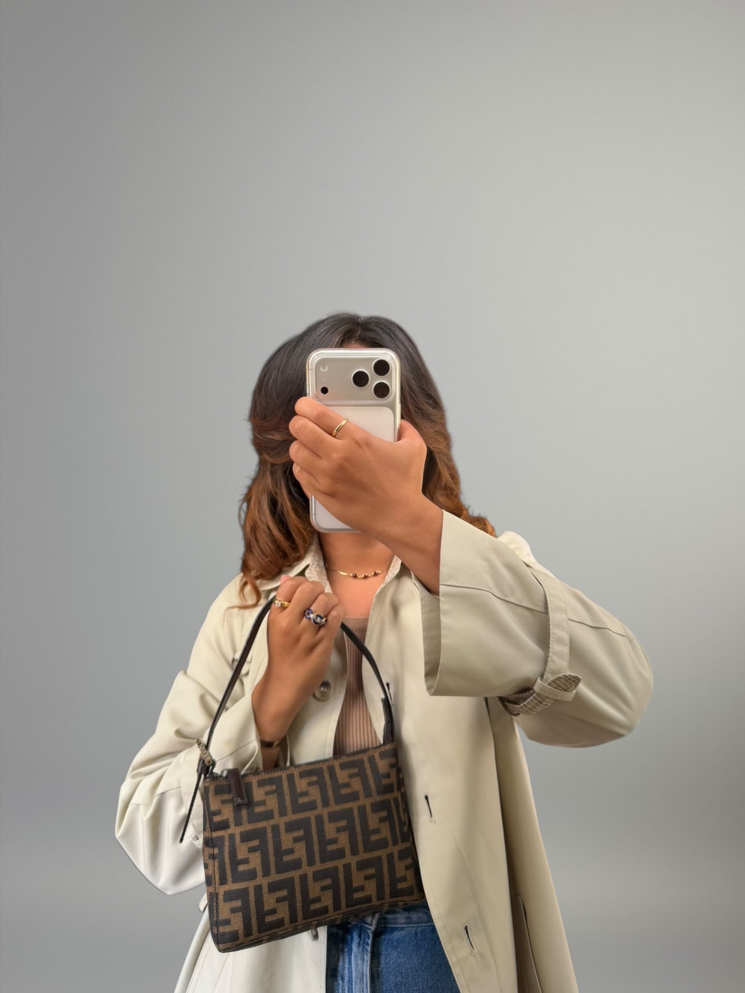 Fendi Zucca Pochette