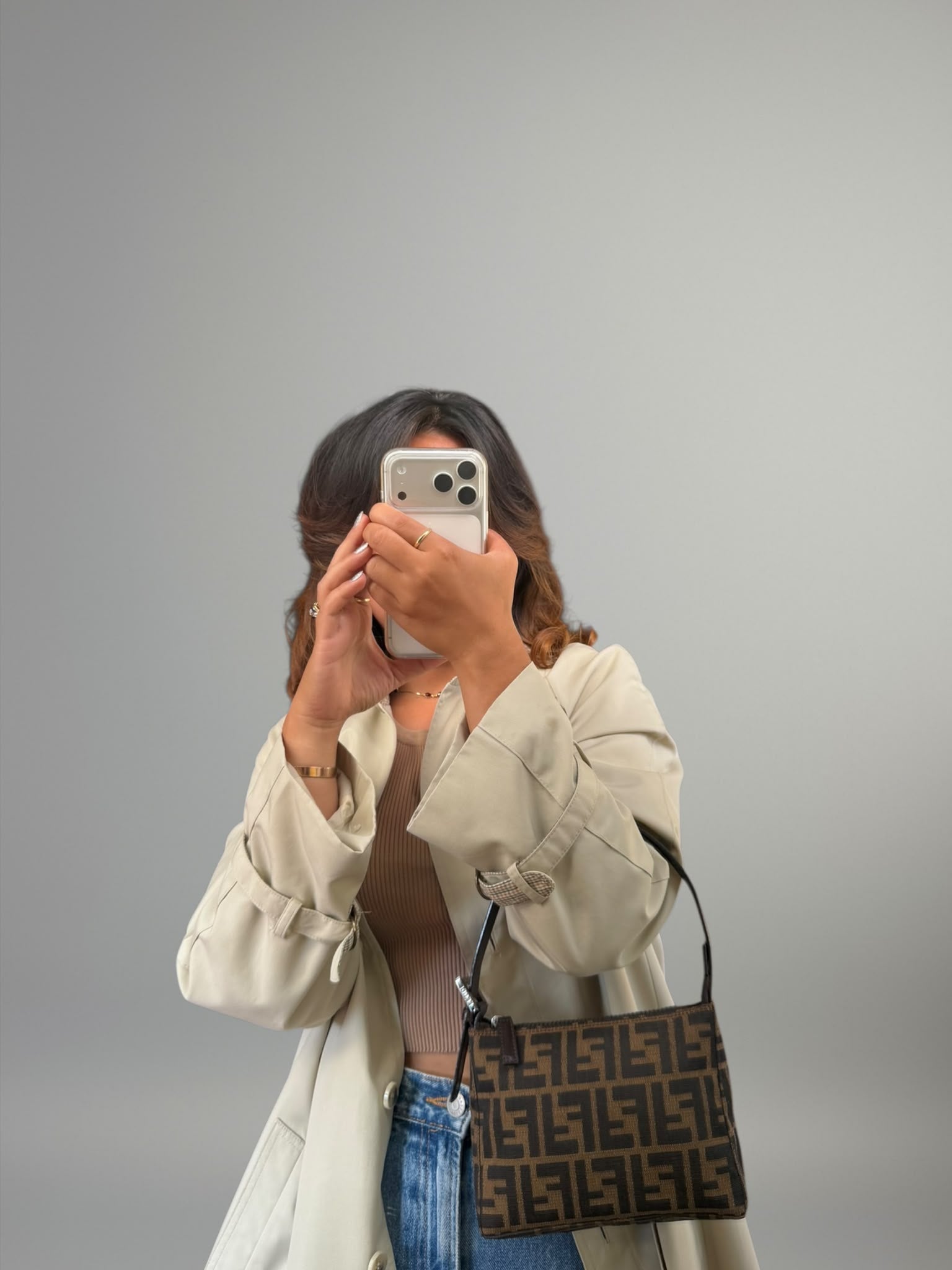 Fendi Zucca Pochette