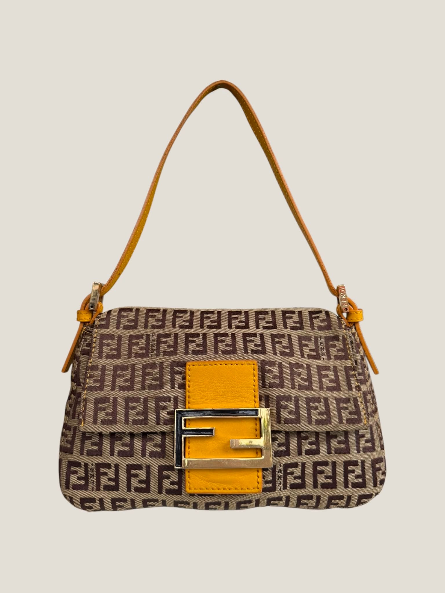 Fendi Zucchino Mini Baguette
