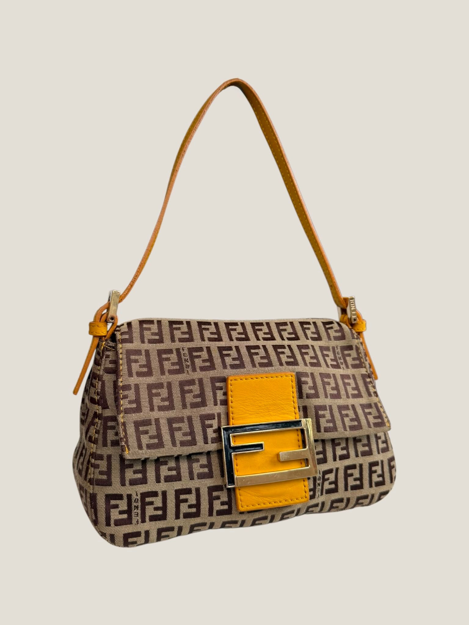 Fendi Zucchino Mini Baguette