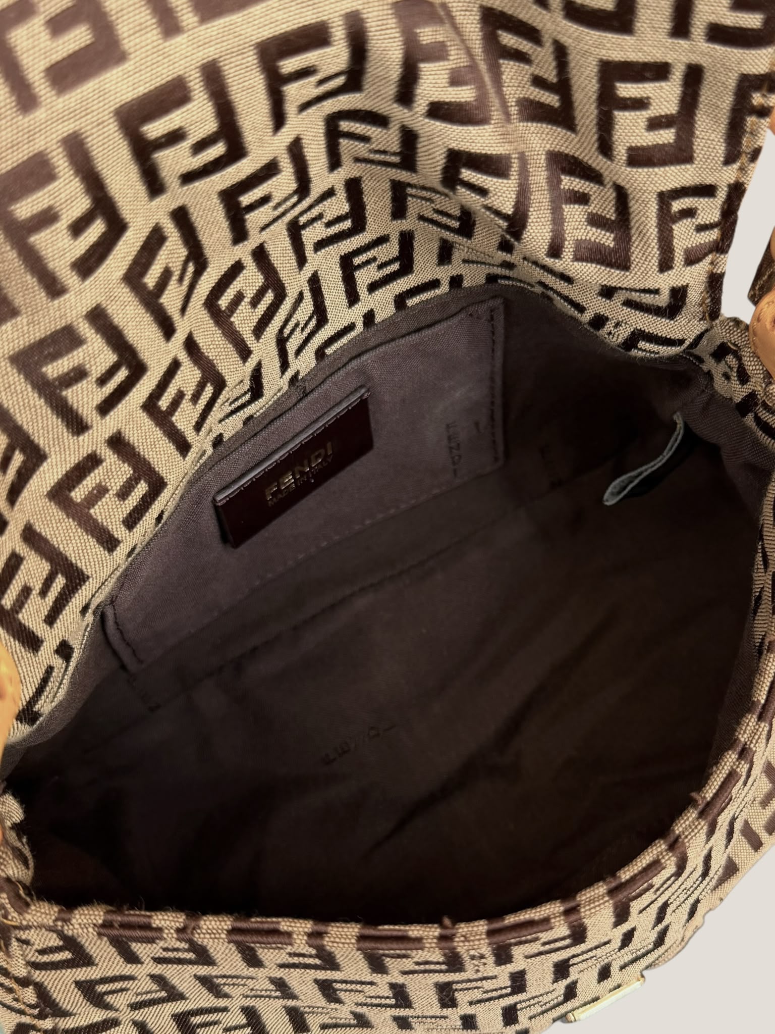 Fendi Zucchino Mini Baguette